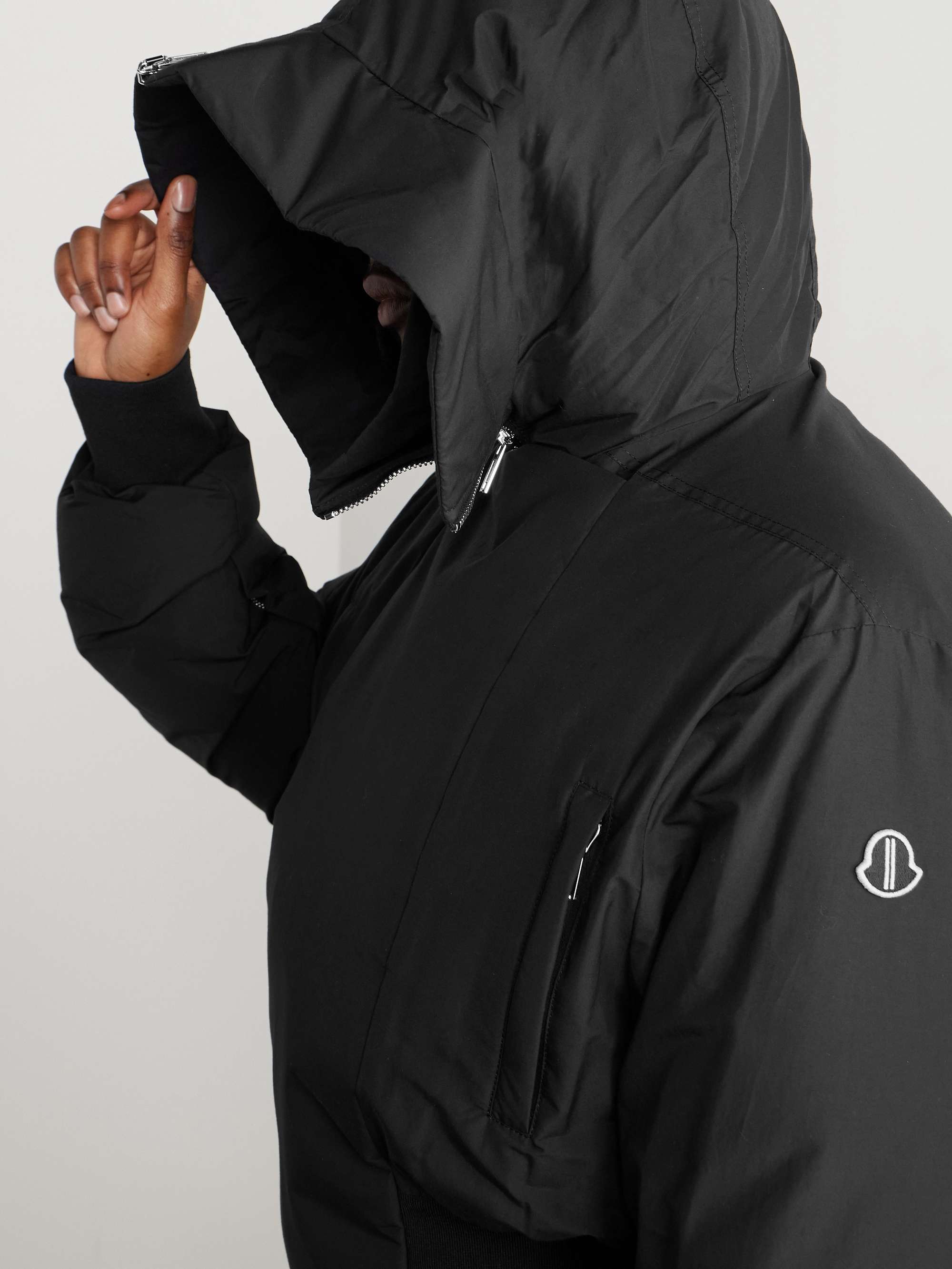 + Moncler Alice Quilted Cotton-Blend Shell Hooded Down Jacket view