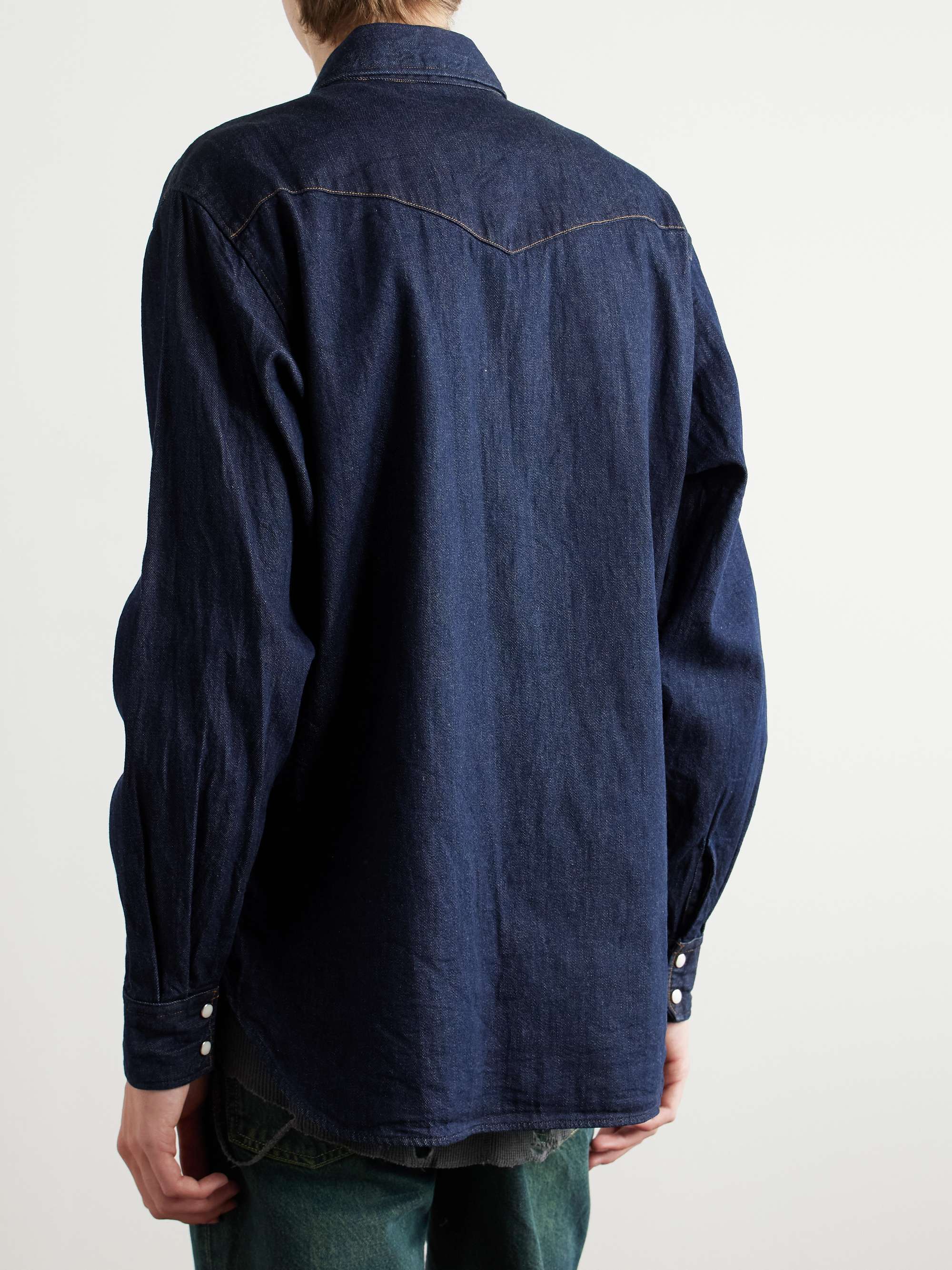 Husky Denim Western Shirt view