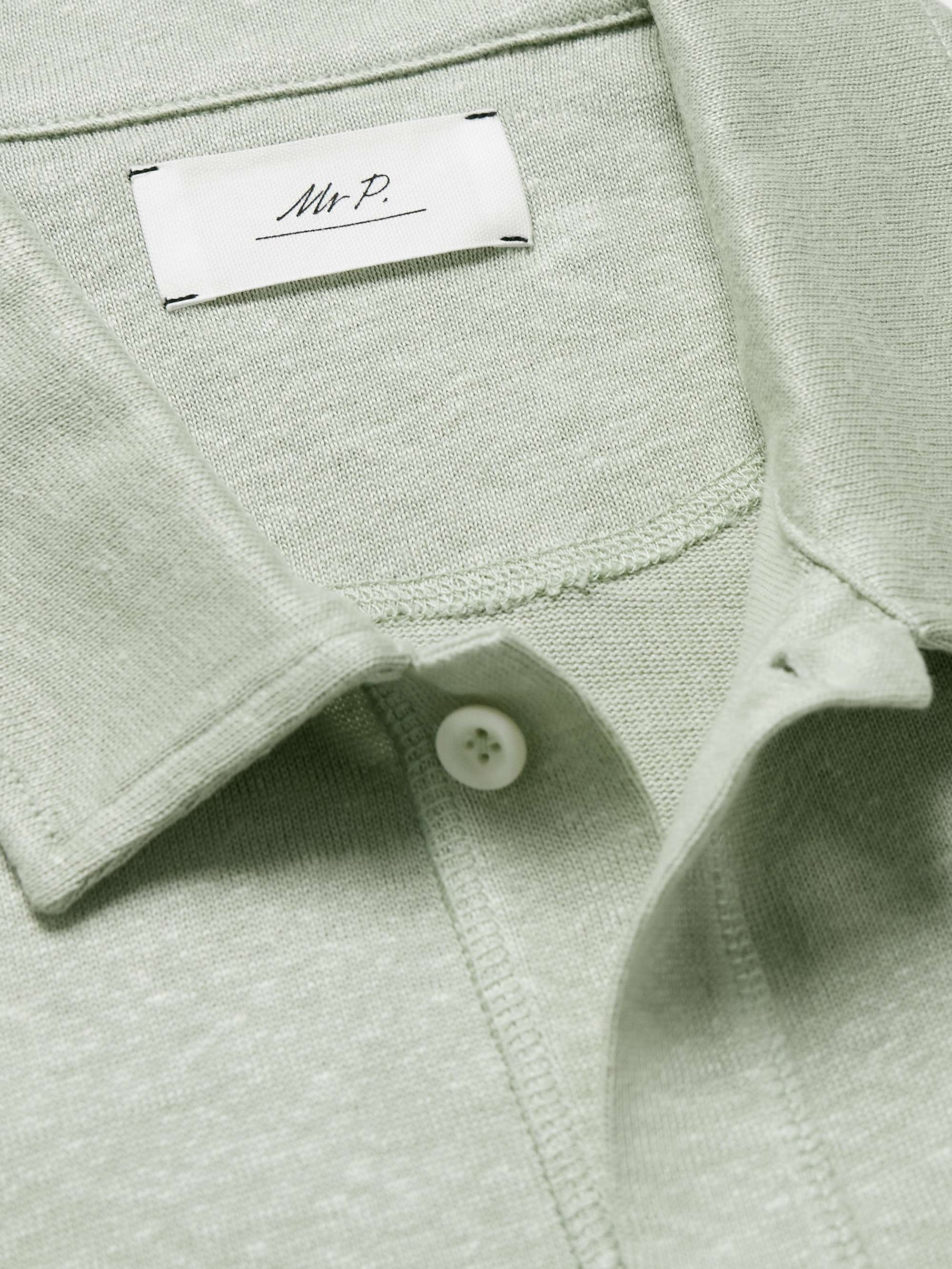 Linen and Organic Cotton-Blend Shirt view