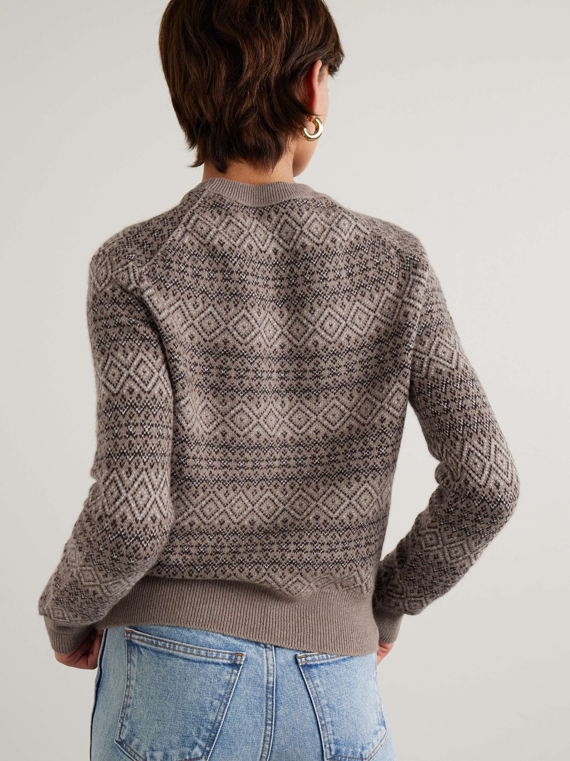 Kirkstone Fair Isle cashmere sweater view