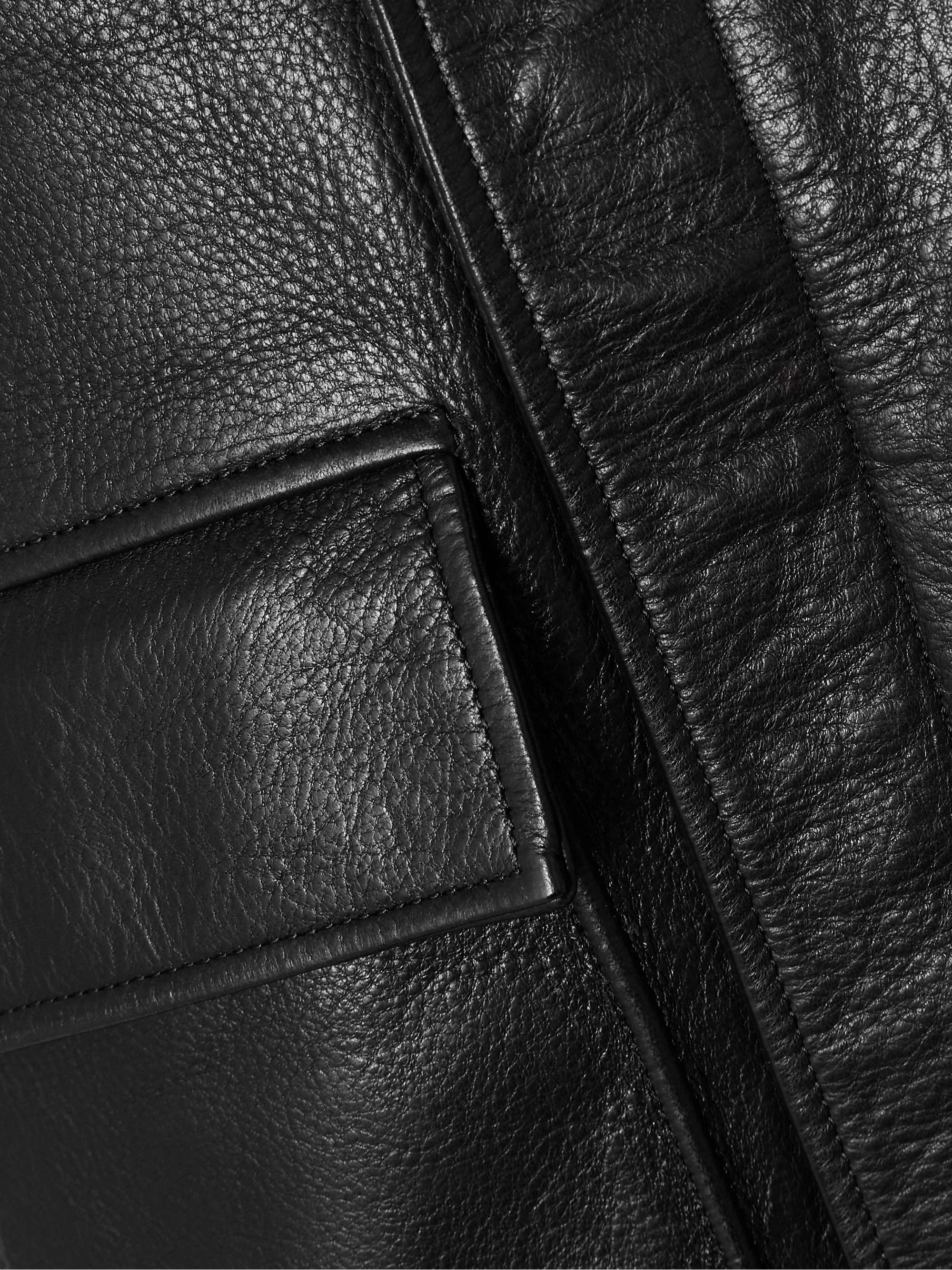 Drey leather biker jacket view
