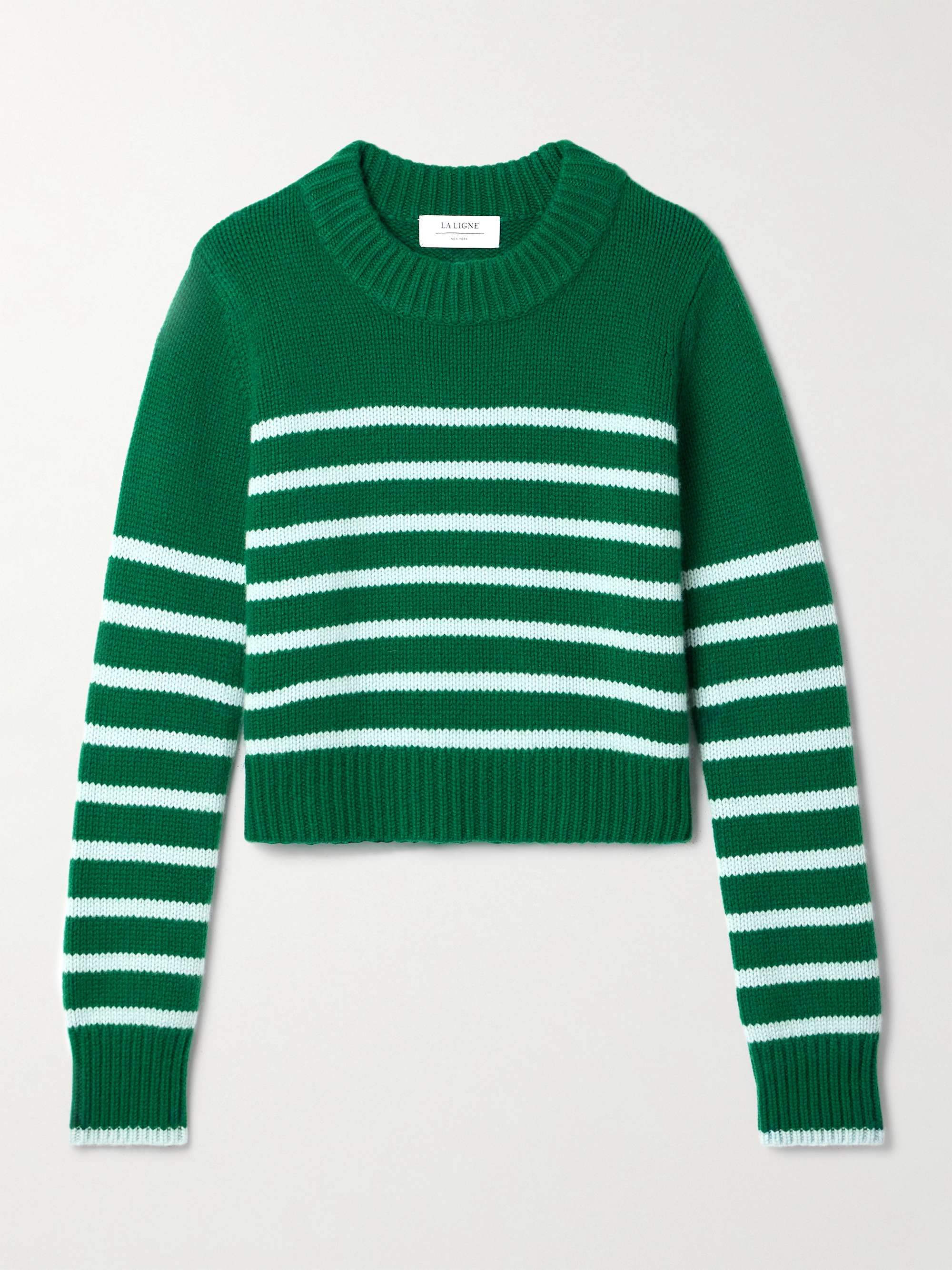 Mini Marin striped wool and cashmere-blend sweater view