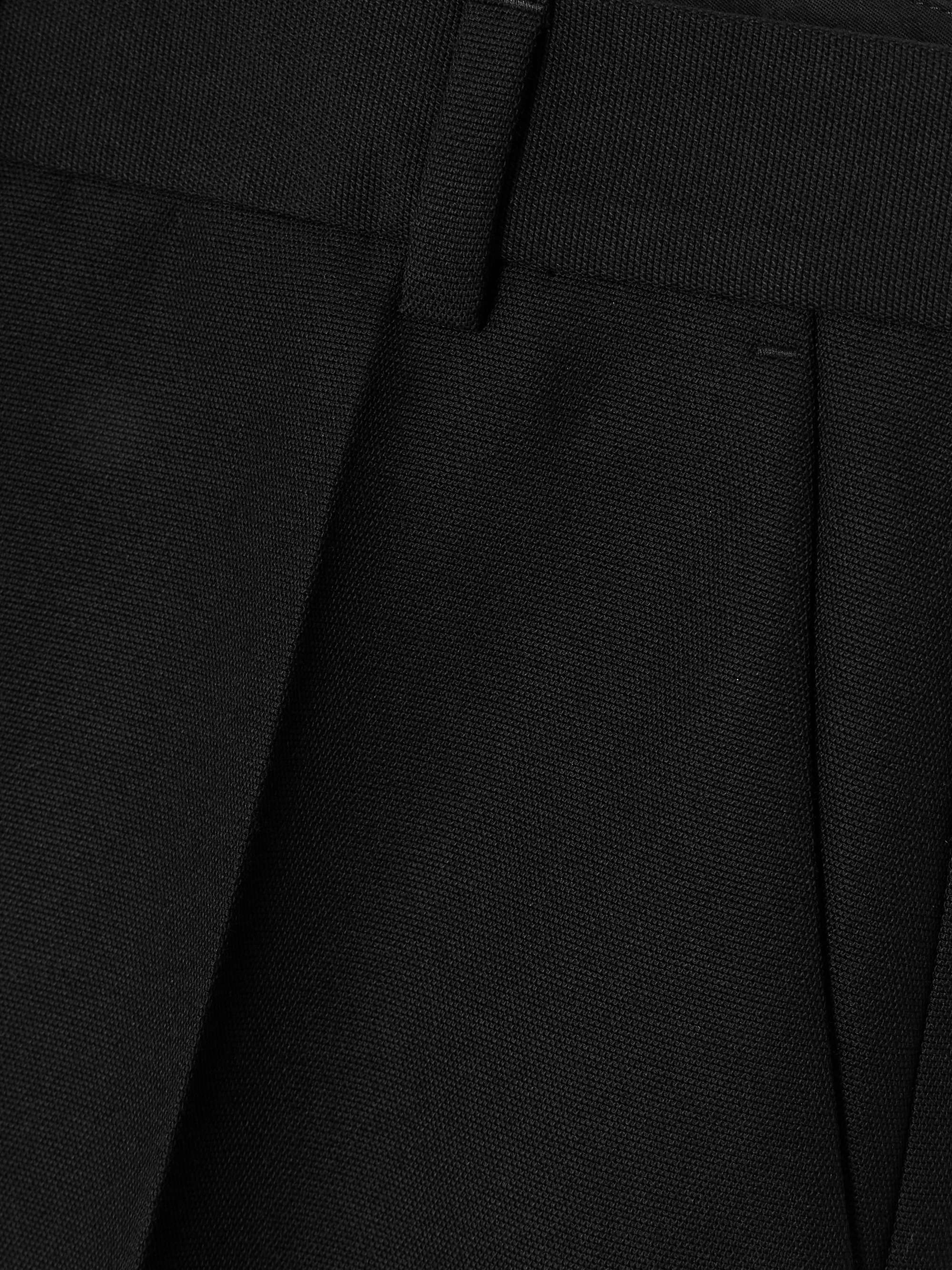 Recycled grain de poudre straight-leg pants view