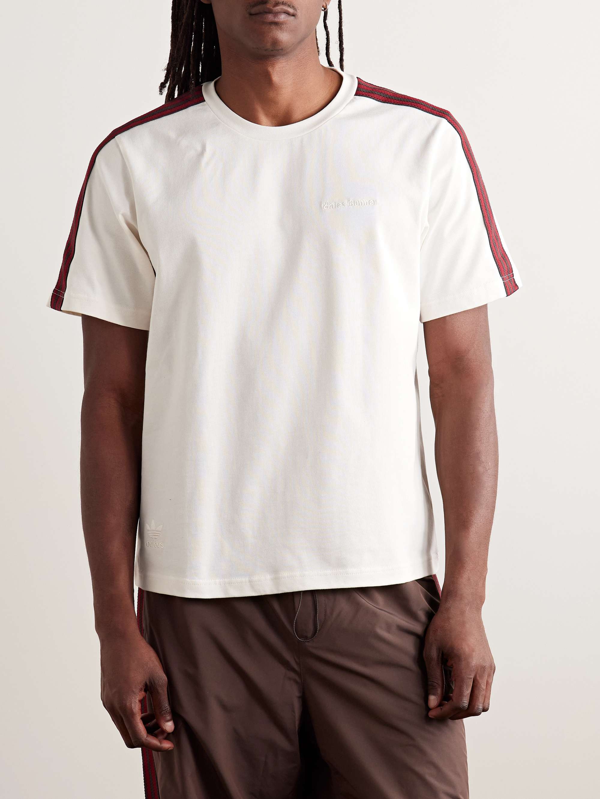 + Wales Bonner Striped Cotton-Jersey T-Shirt view