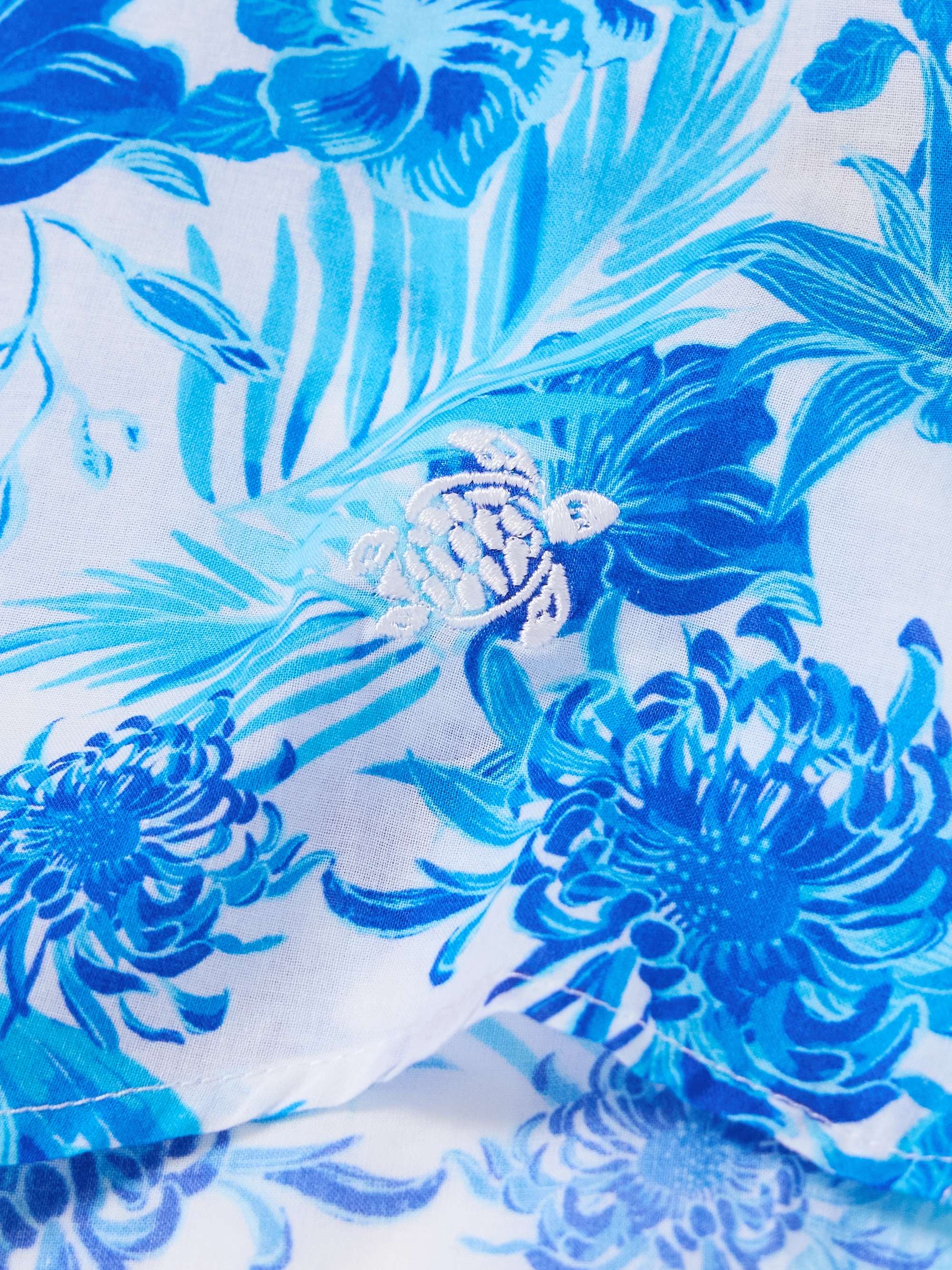 Caracal Floral-Print Cotton-Voile Shirt view