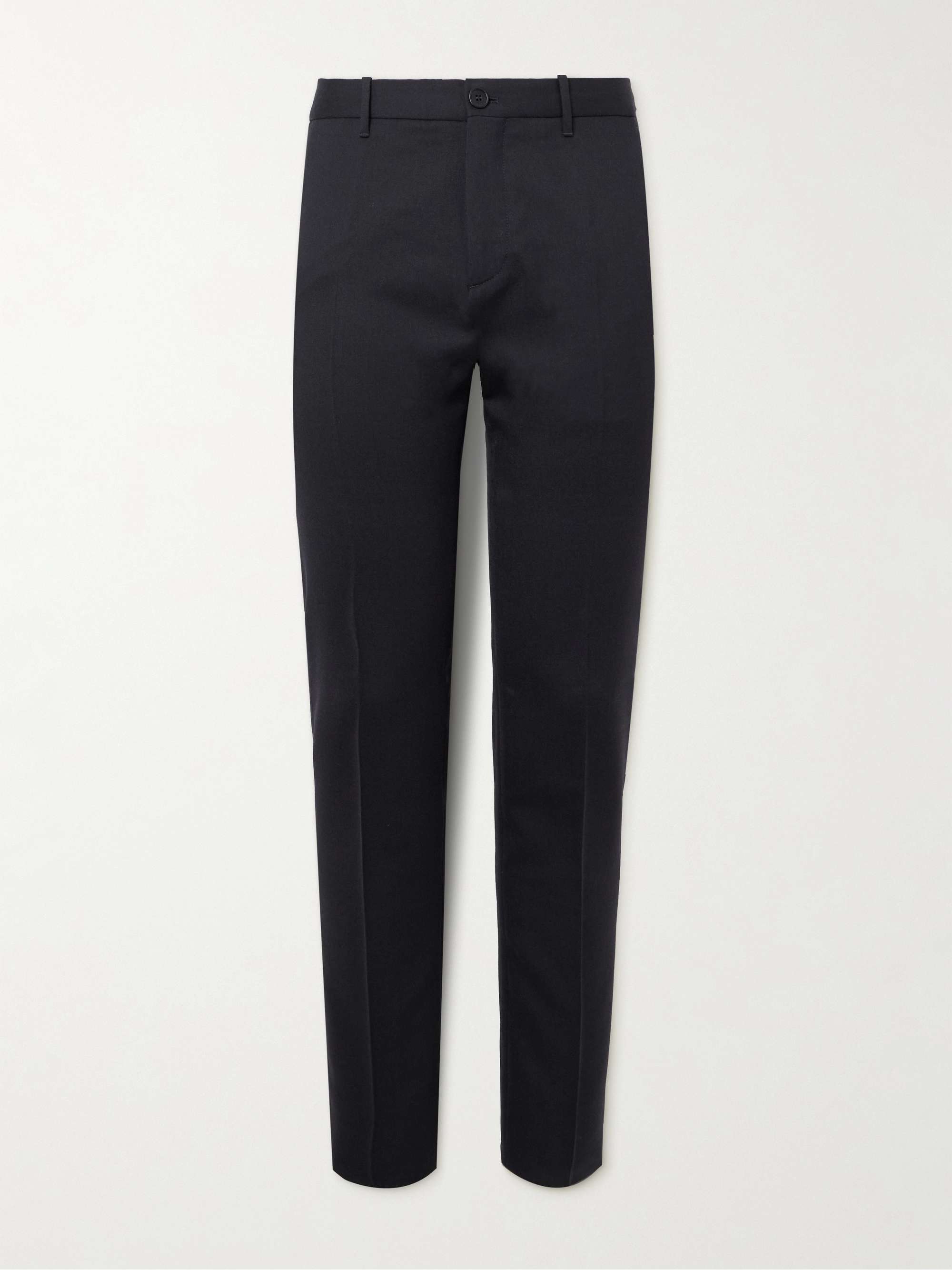 Venezia 1951 Slim-Fit Wool-Blend Tekno Flannel Trousers view