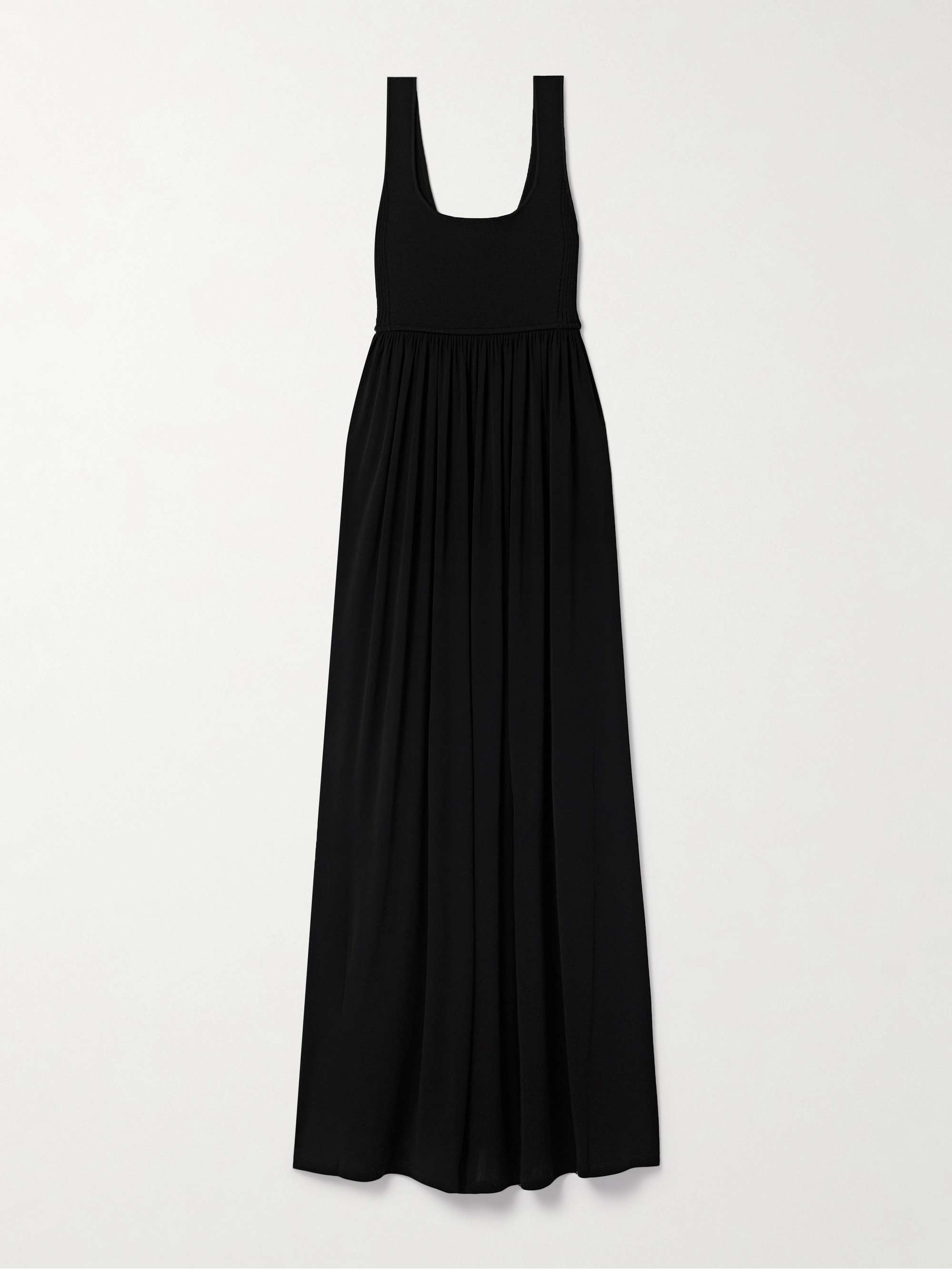 Celine stretch-knit and gathered jersey maxi dress view