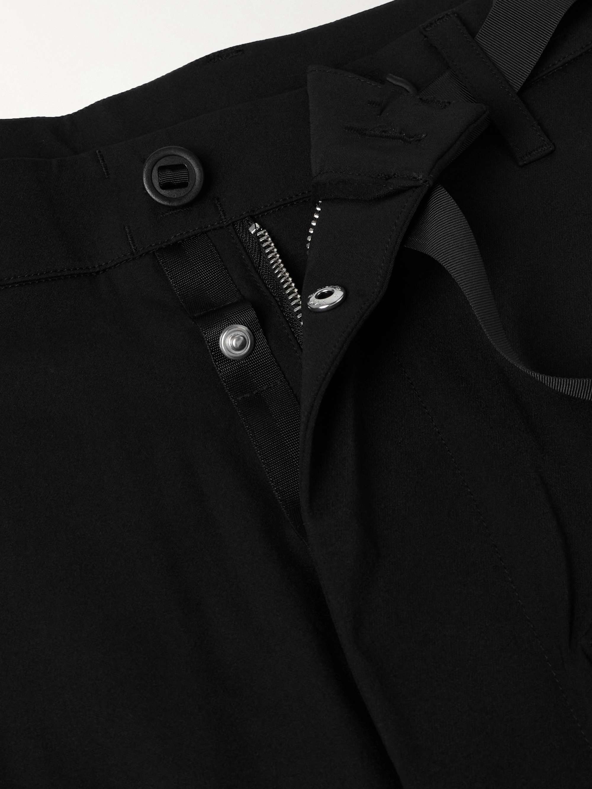 Straight-Leg Webbing-Trimmed Schoeller® Dryskin™ Cargo Trousers view