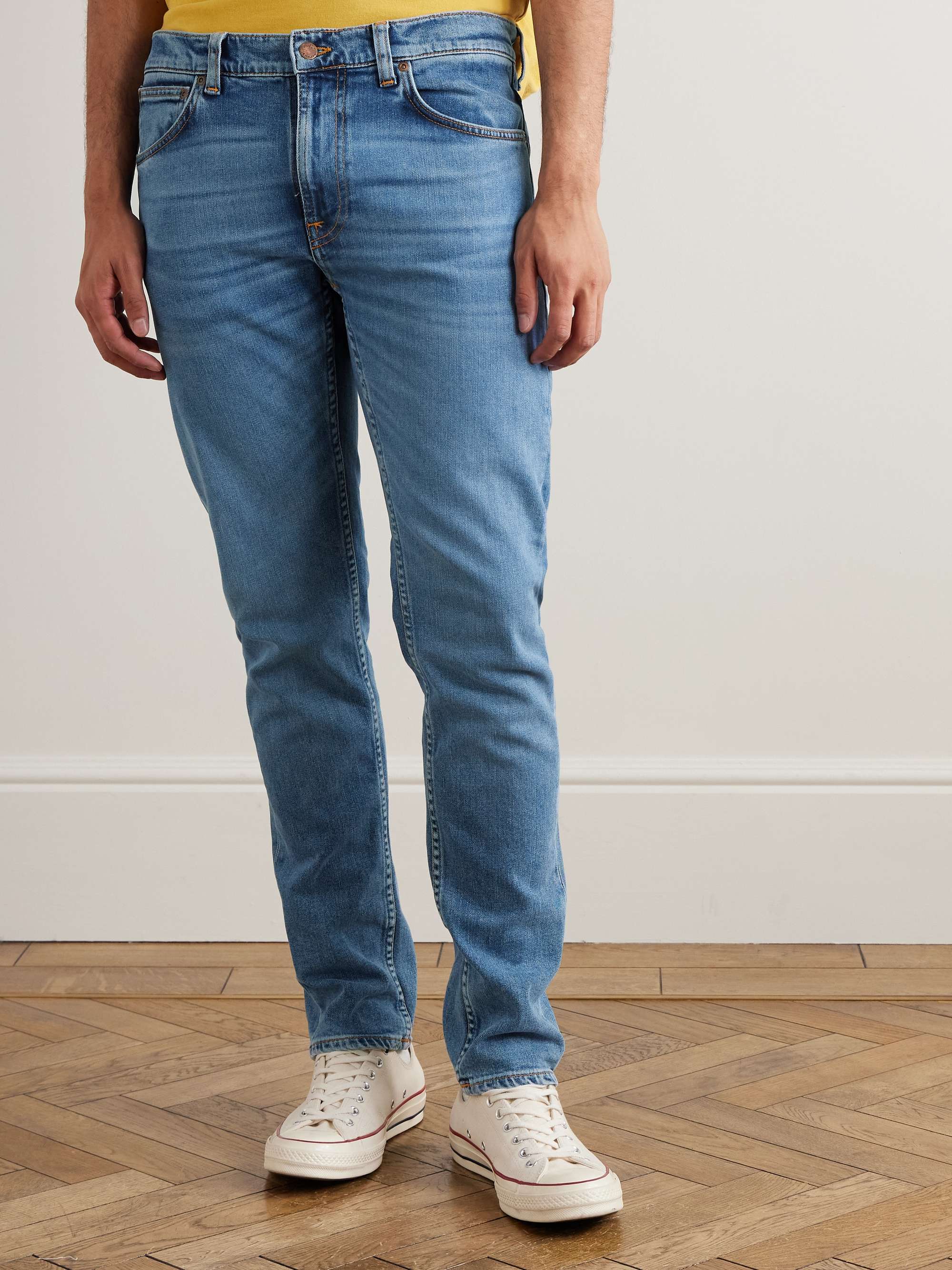Lean Dean Slim-Fit Tapered Organic Stretch-Denim Jeans view
