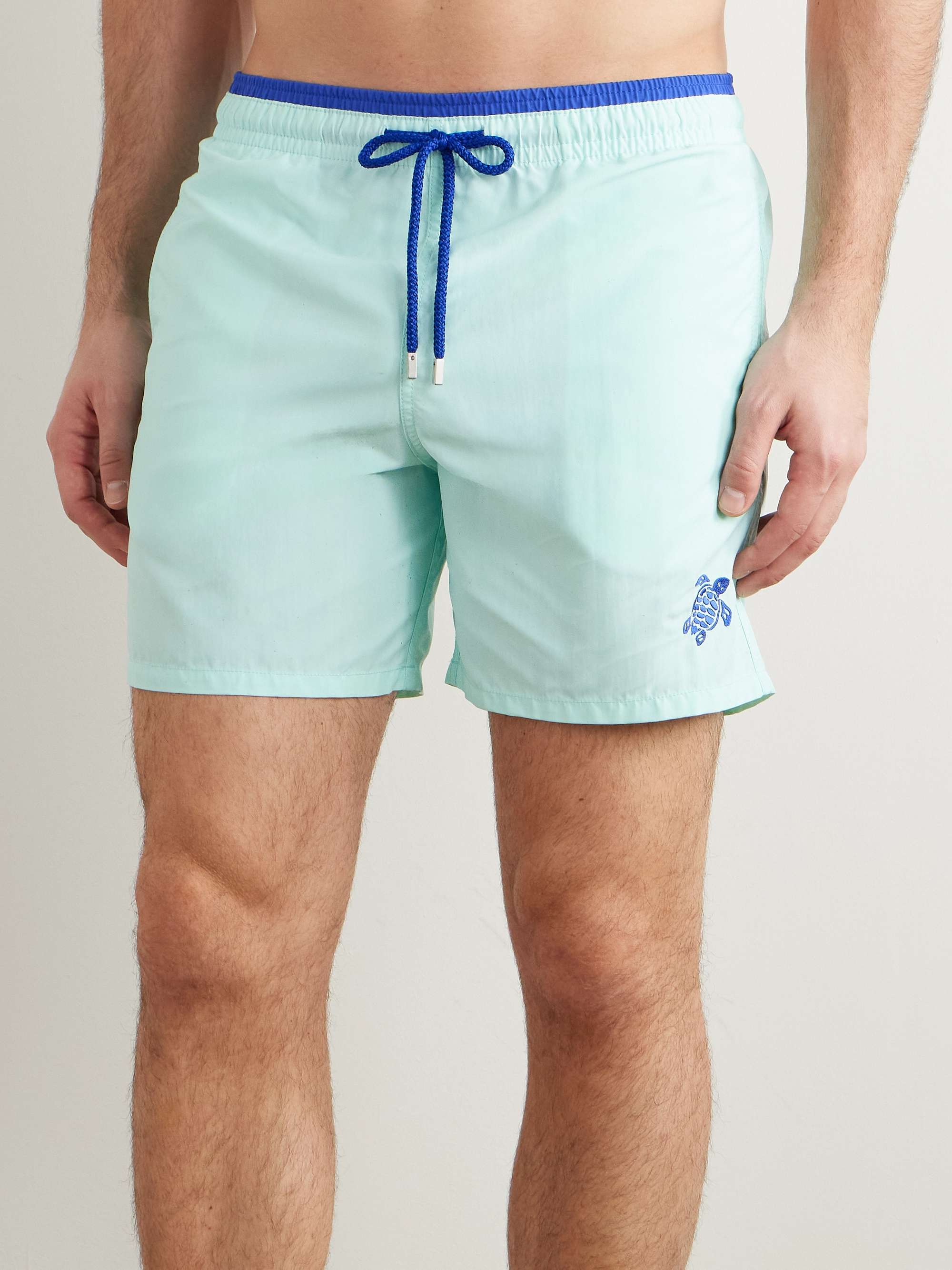 Moka Straight-Leg Mid-Length ECONYL® Swim Shorts view