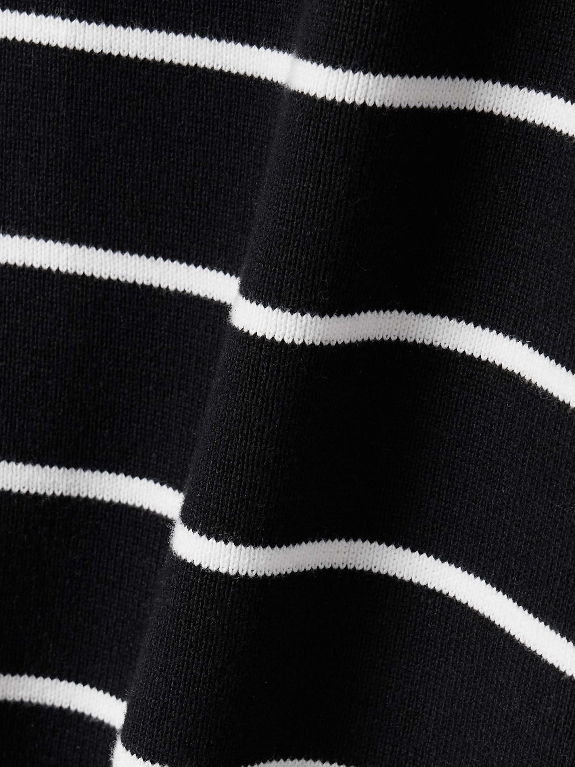 Leo striped cotton straight-leg pants view