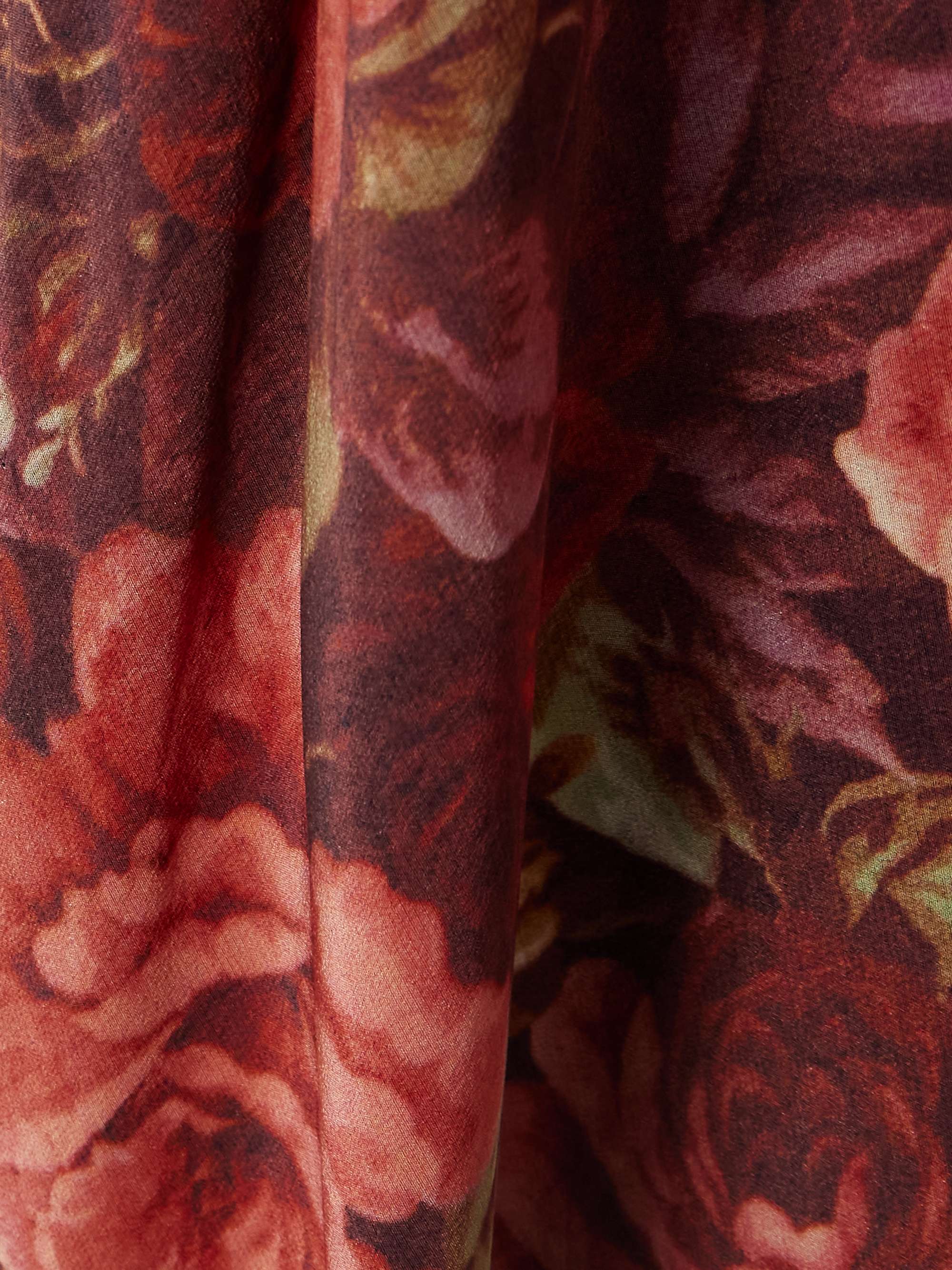 Zelie floral-print silk maxi dress view
