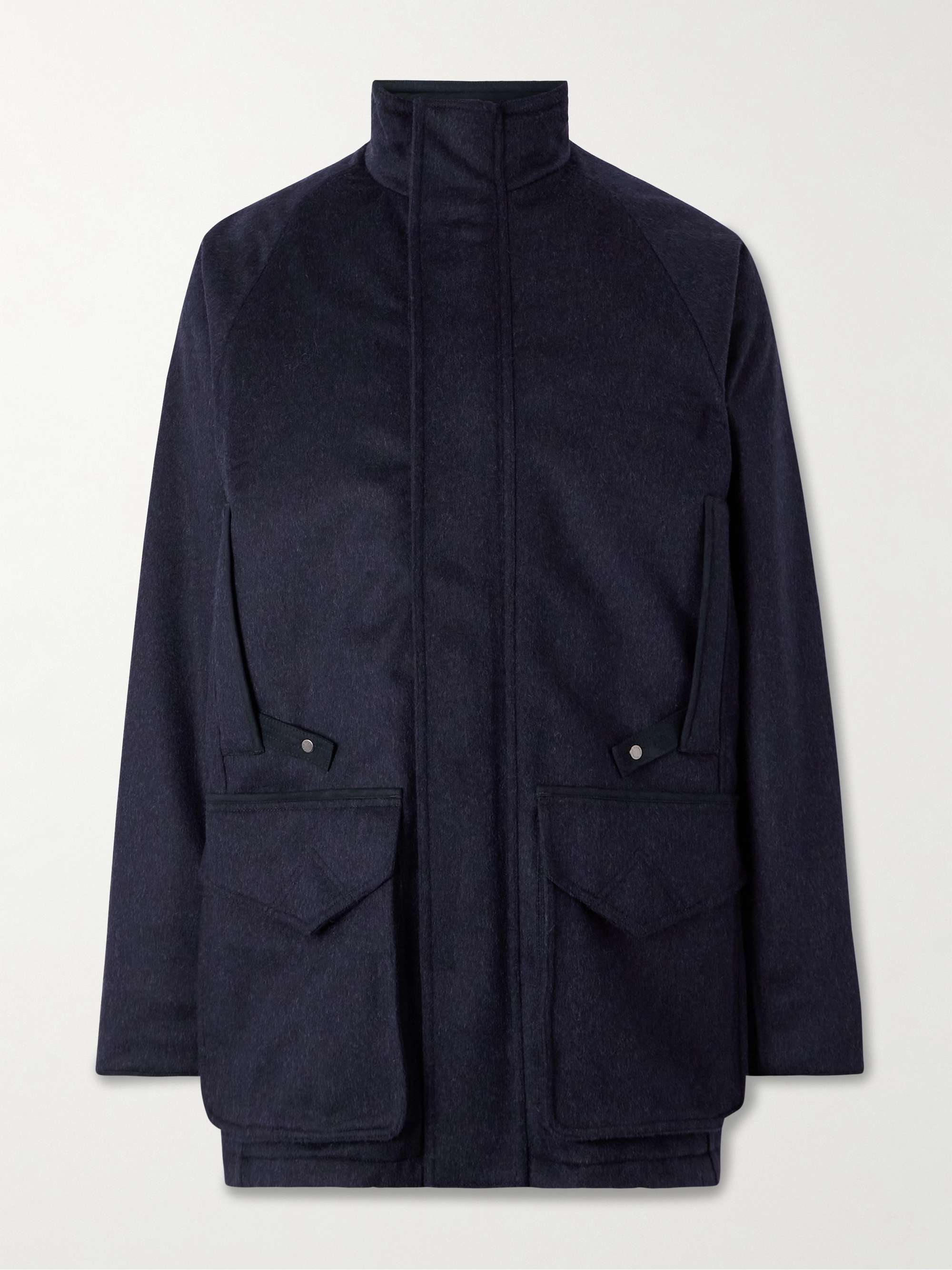Wool and Alpaca-Blend Field Coat view