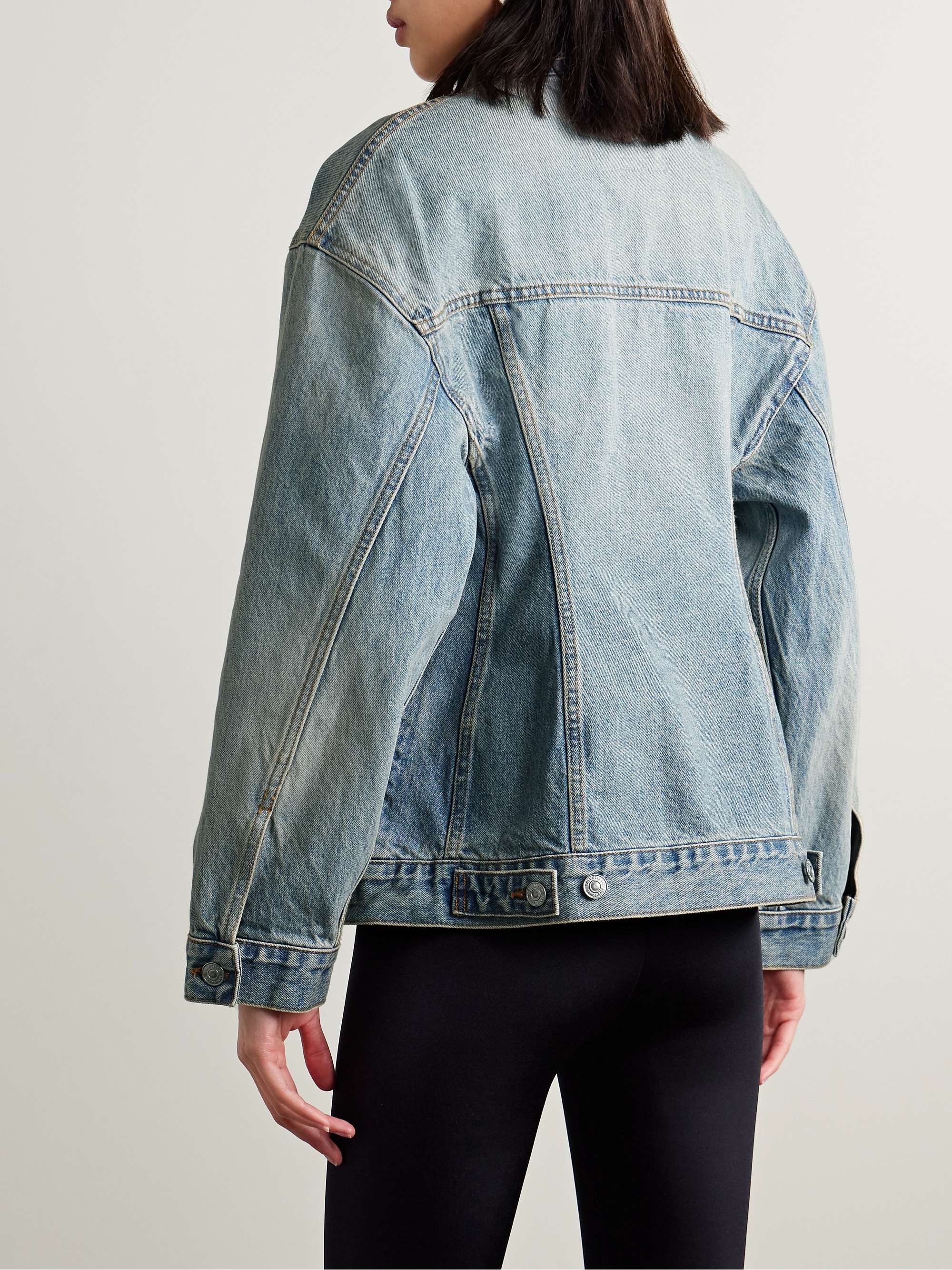 Hourglass oversized denim jacket view