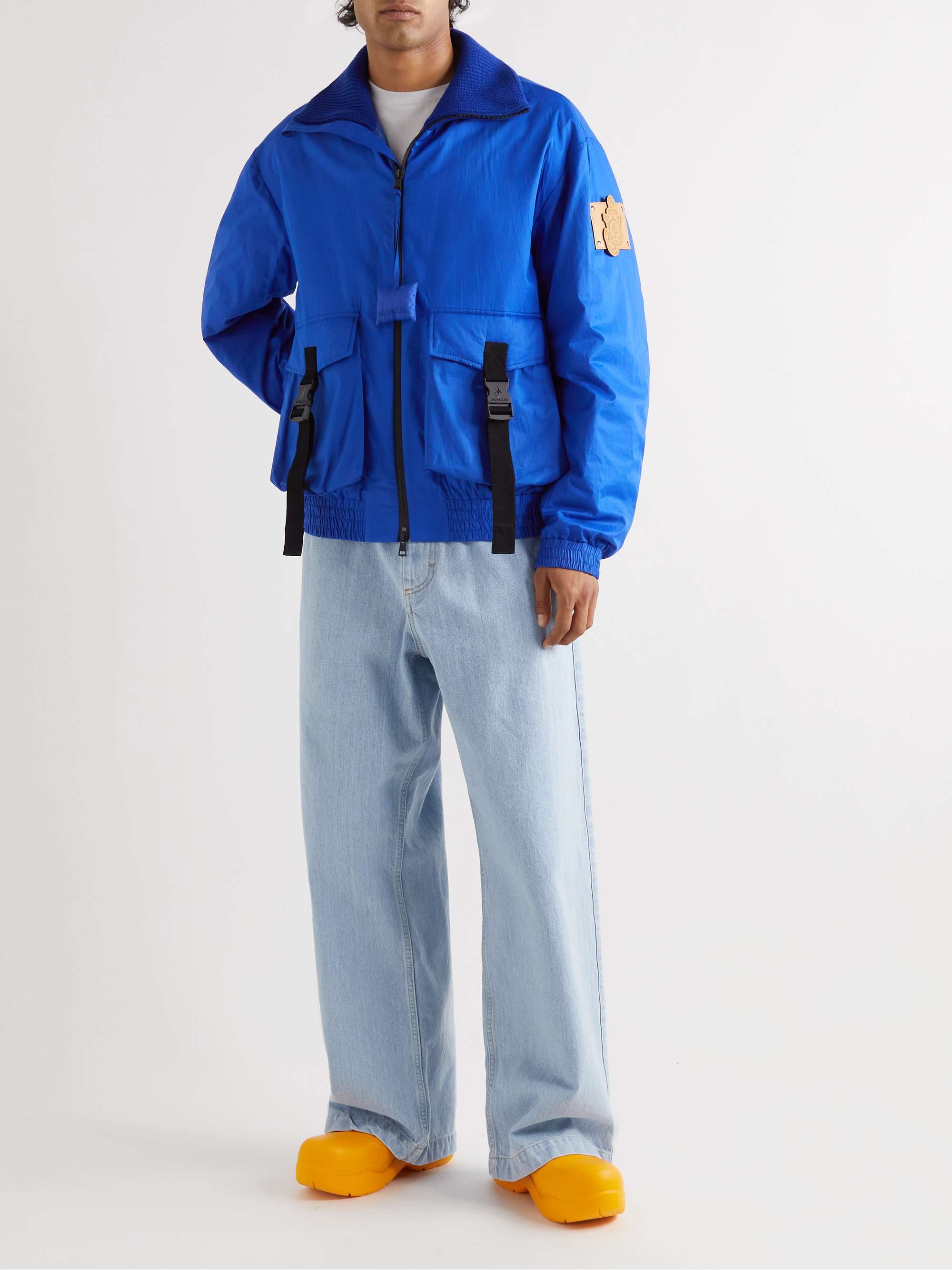 + JWA Wide-Leg Belted Denim Jeans view