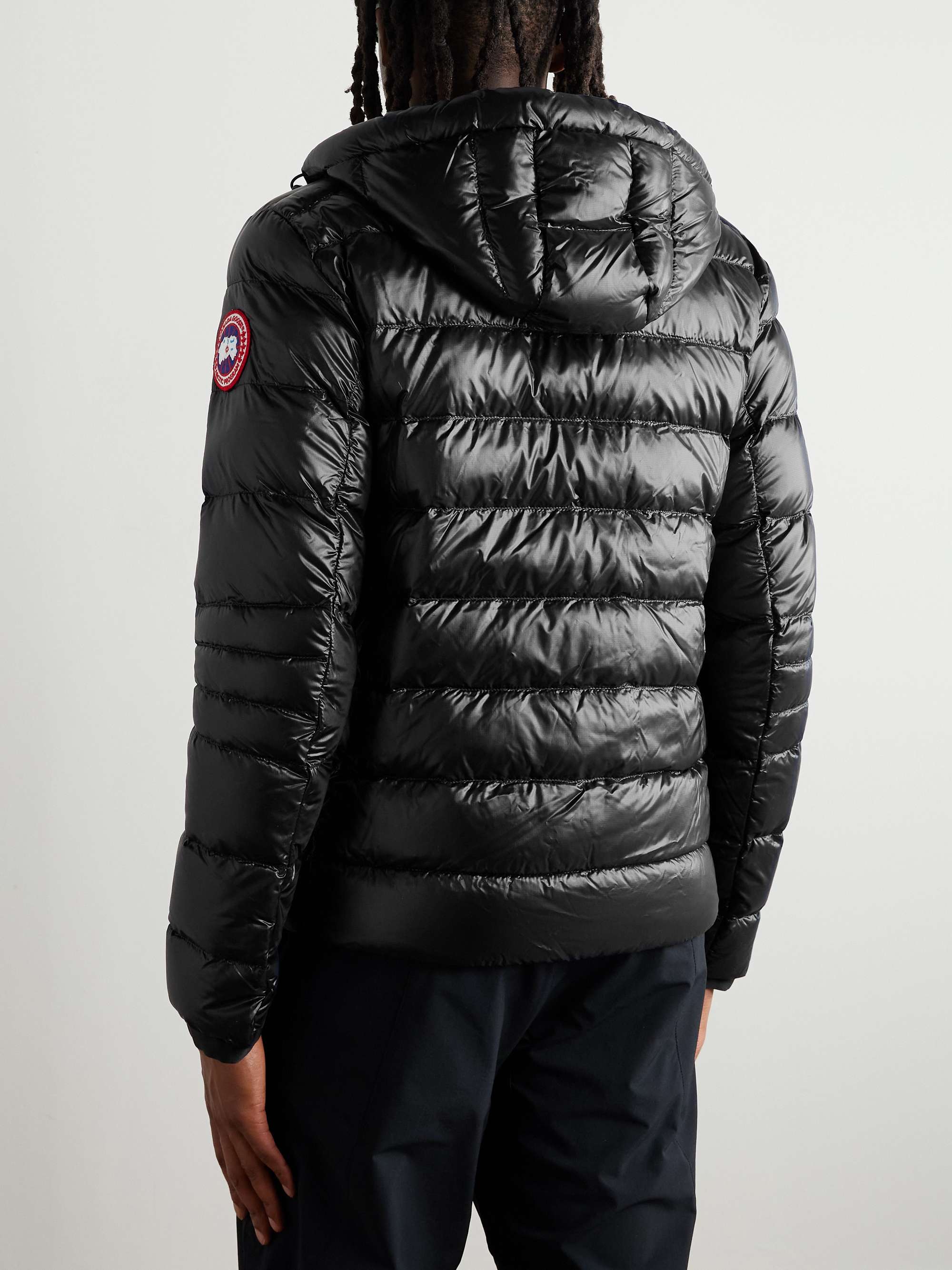 Crofton Slim-Fit Recycled Nylon-Ripstop Hooded Down Jacket view