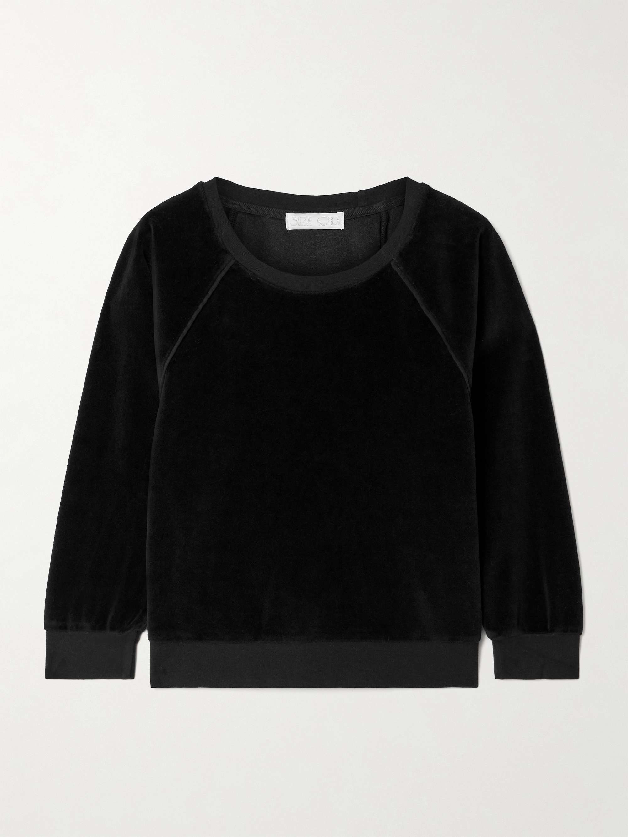Saba cotton-blend velour sweatshirt view