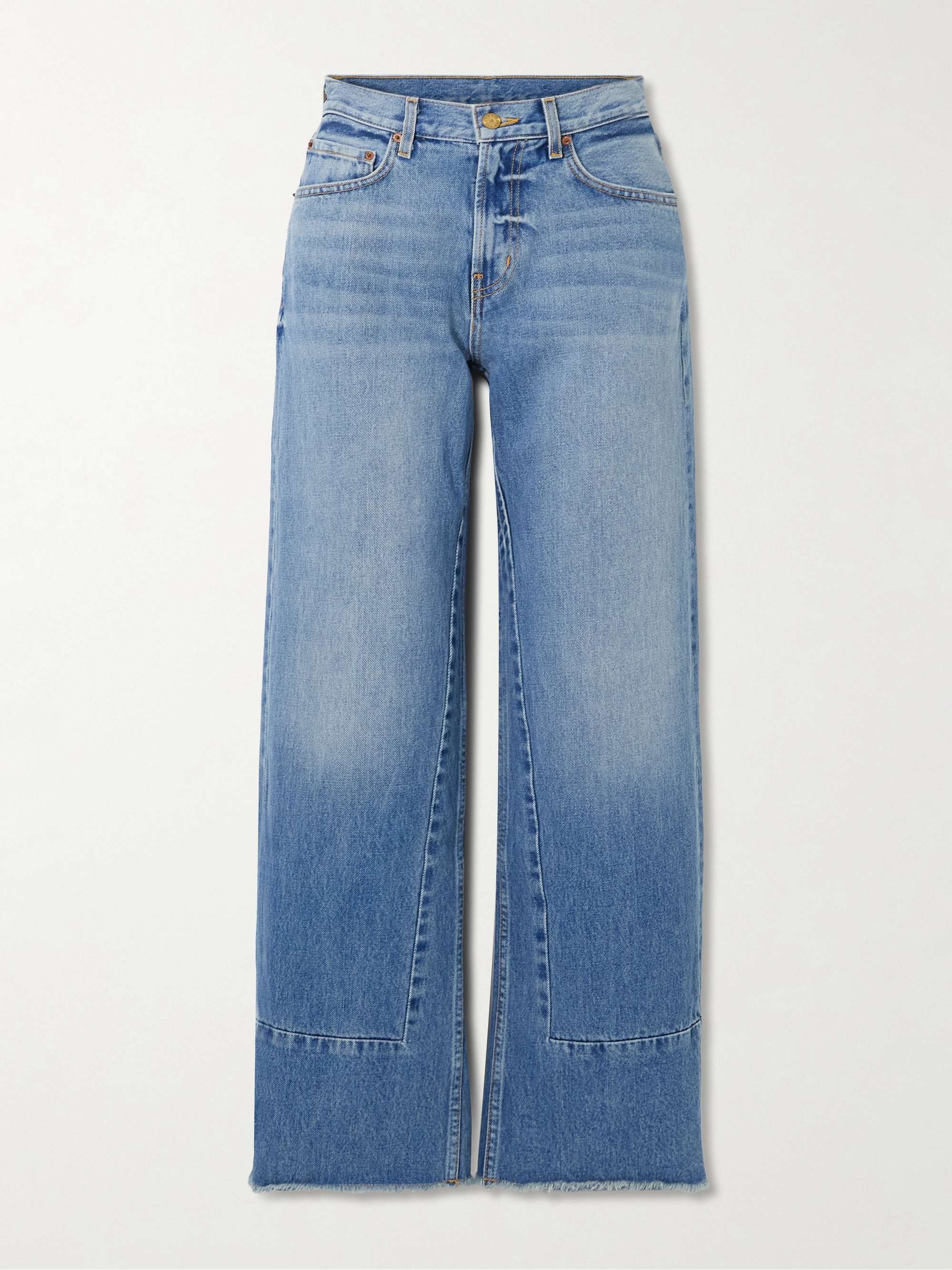 Marcel mid-rise straight-leg jeans view