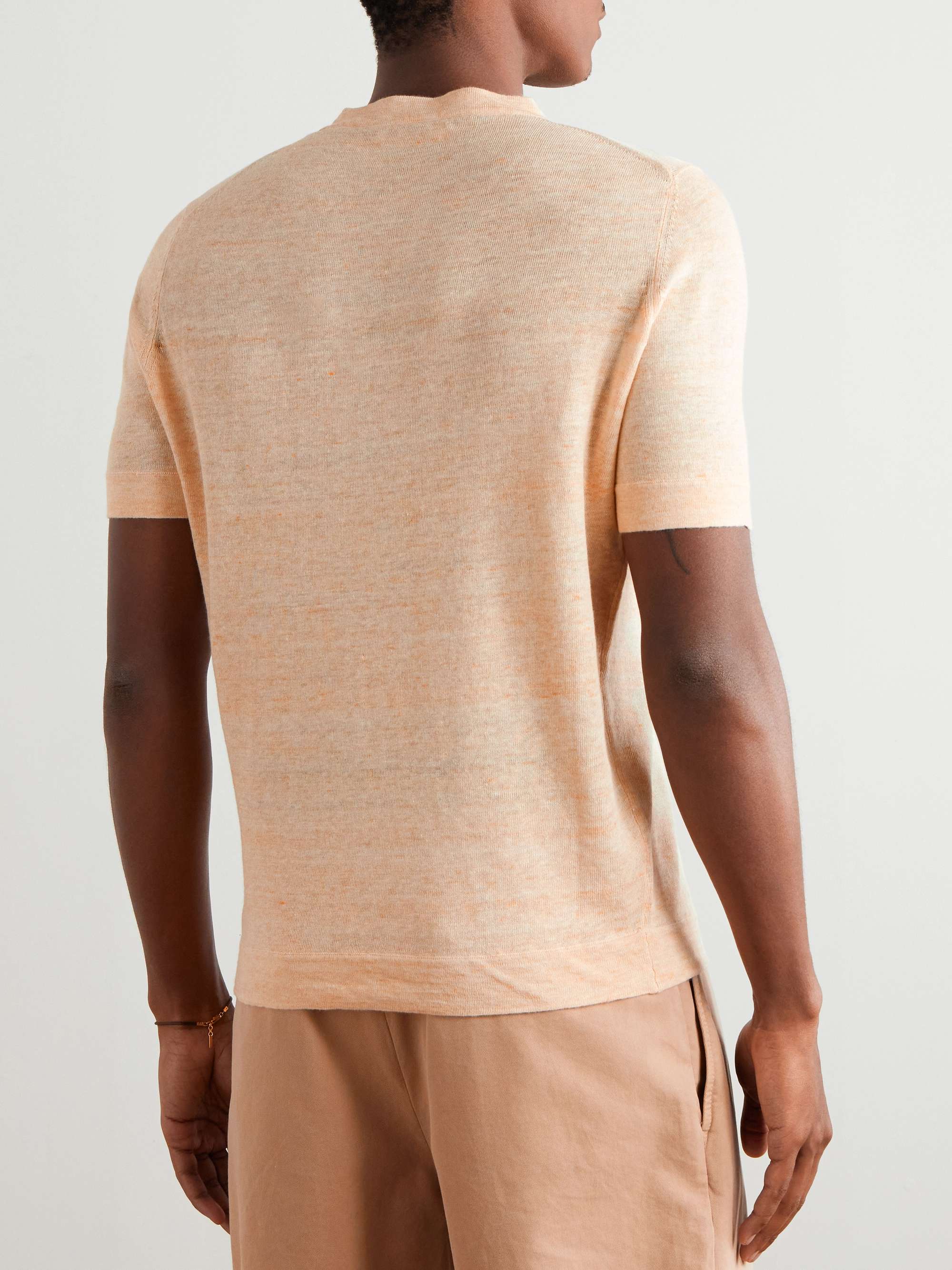 Linen and Cotton-Blend T-Shirt view