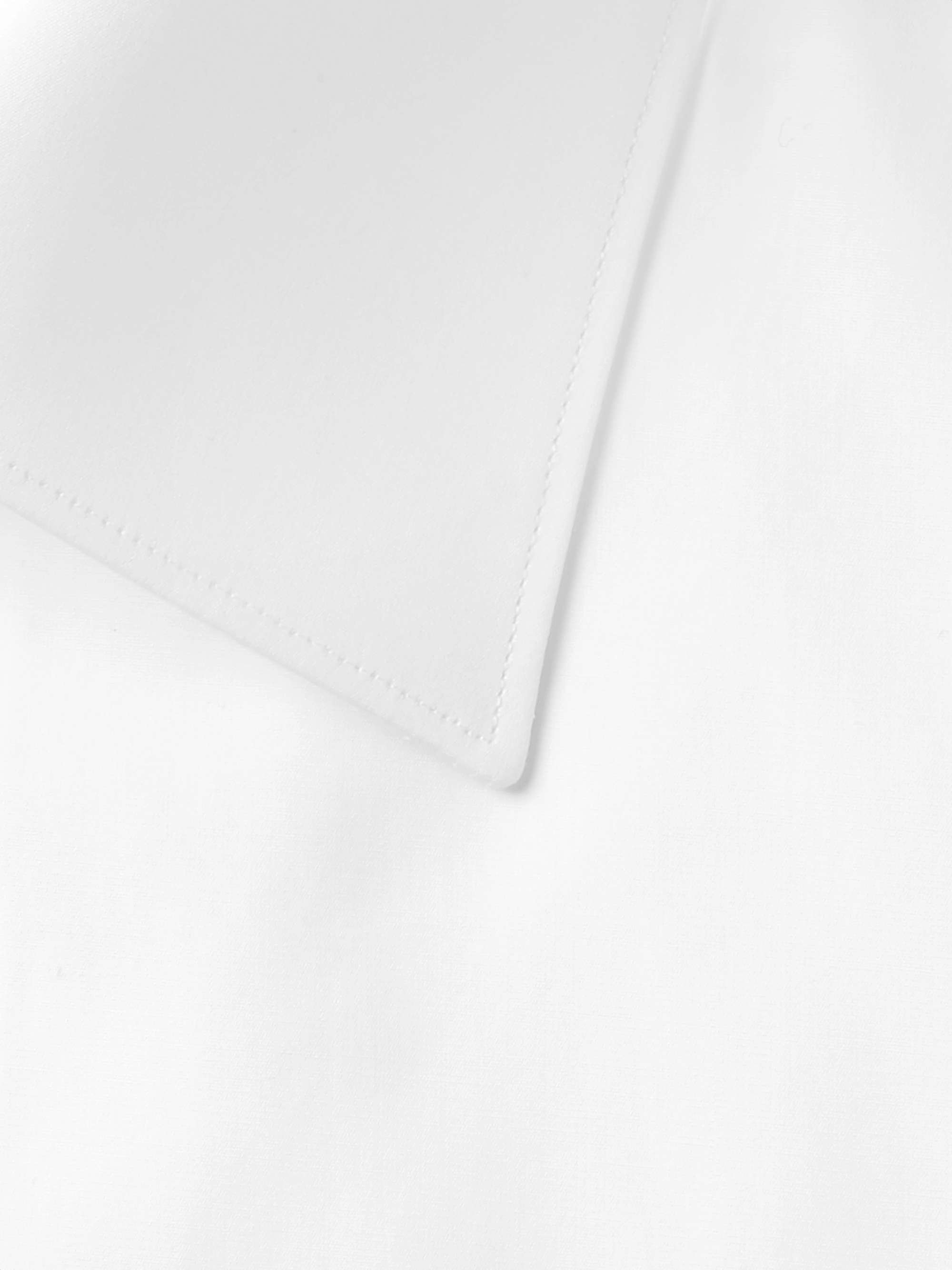 White Cotton-Poplin Shirt view