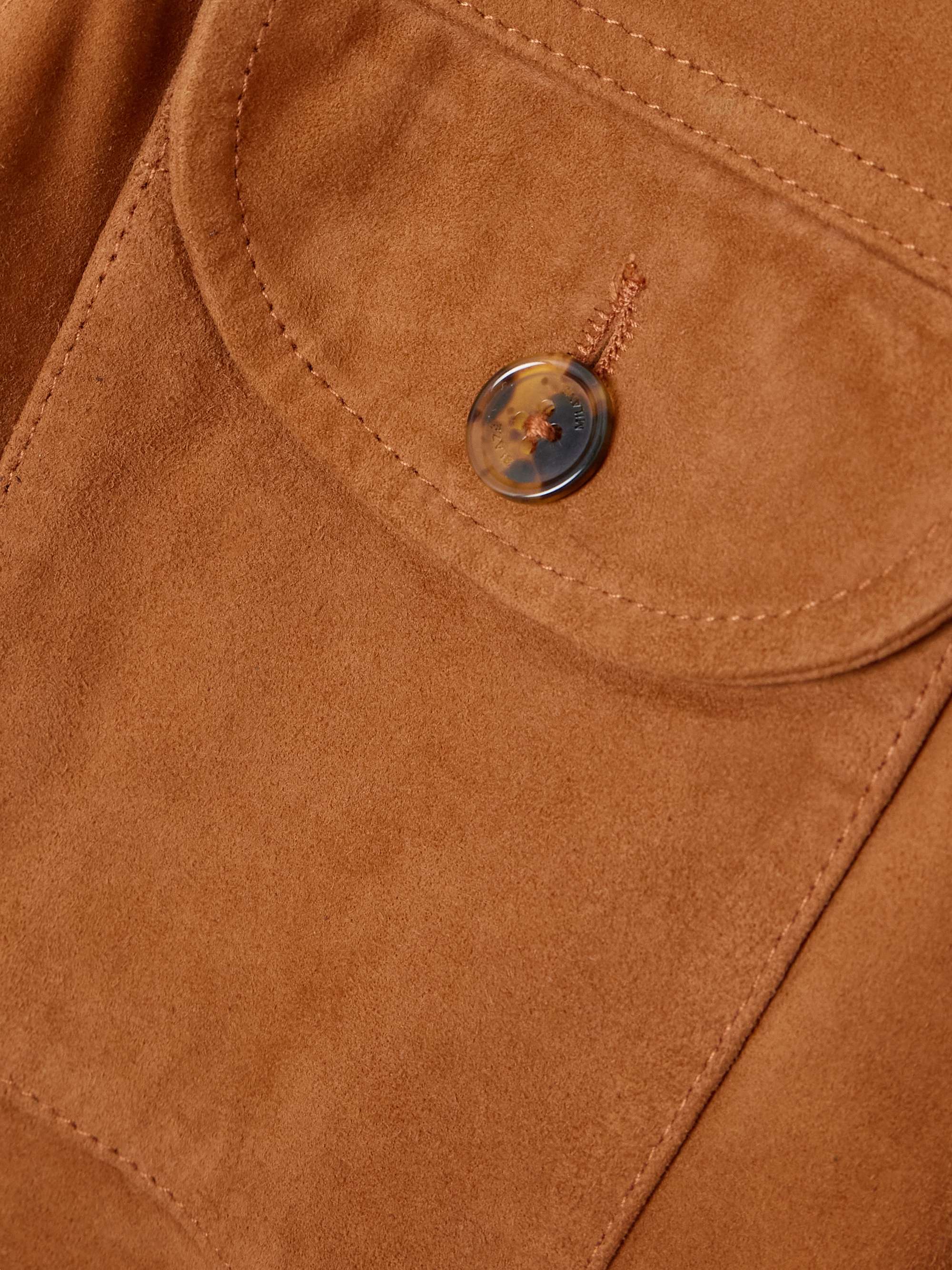 Viva belted suede jacket view