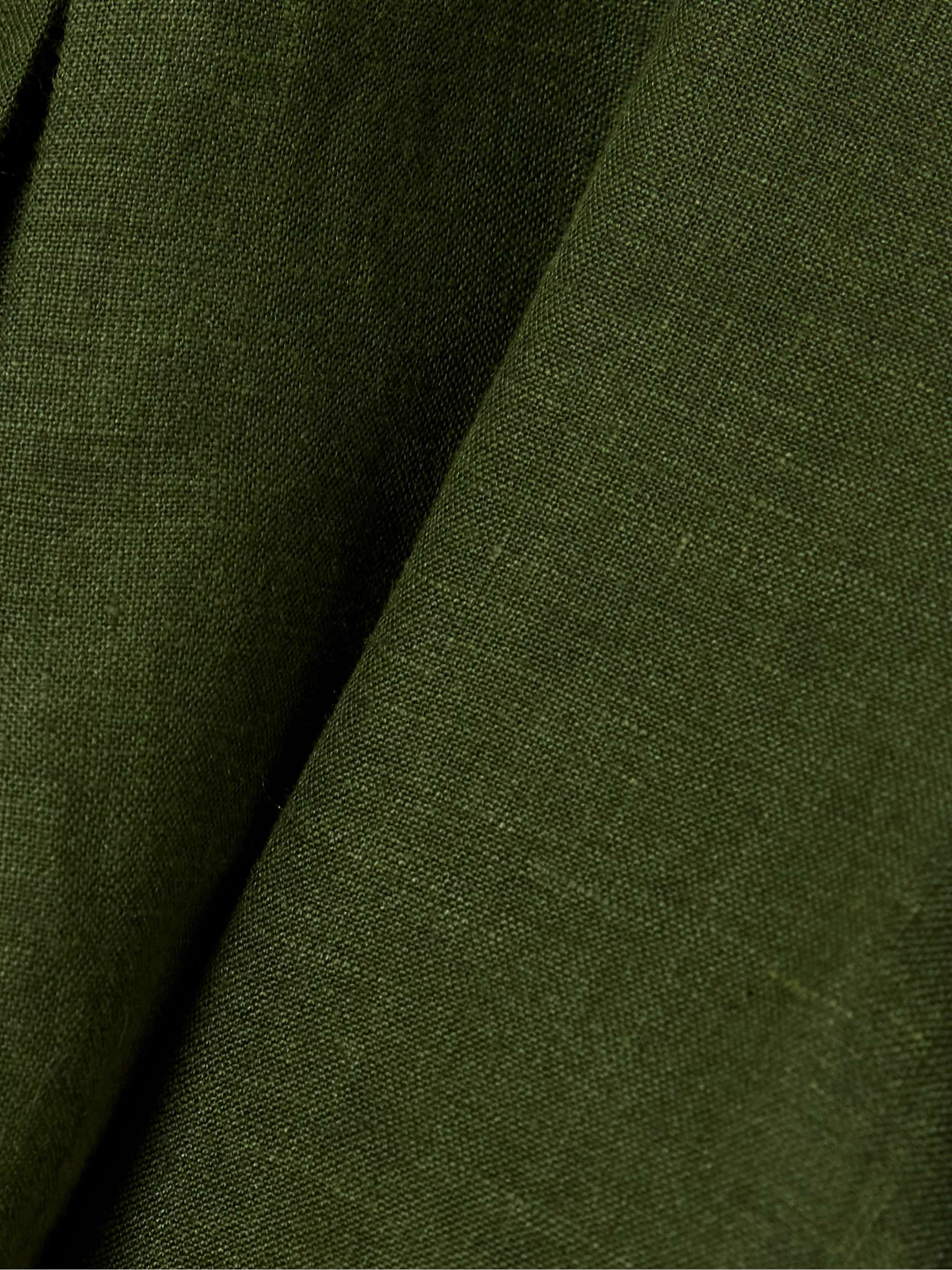 L'Intemporel Auguste gathered linen top view