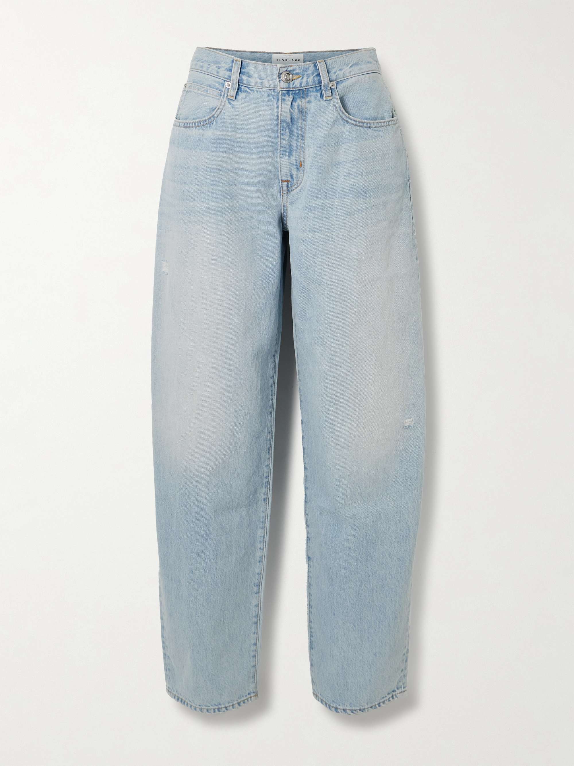 Ella mid-rise barrel-leg jeans view