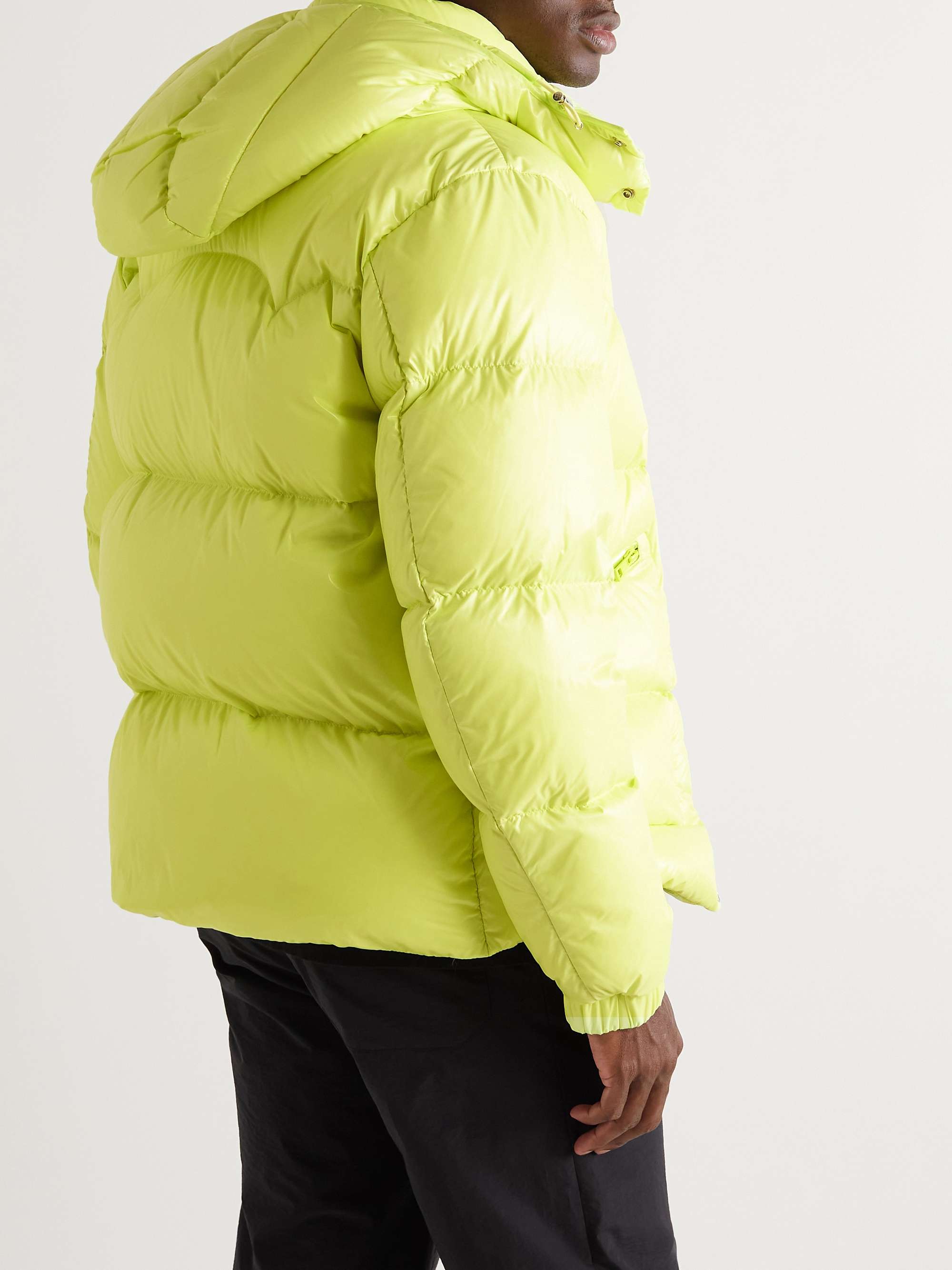 Coutard Quilted Glossed-Shell Hooded Down Jacket view