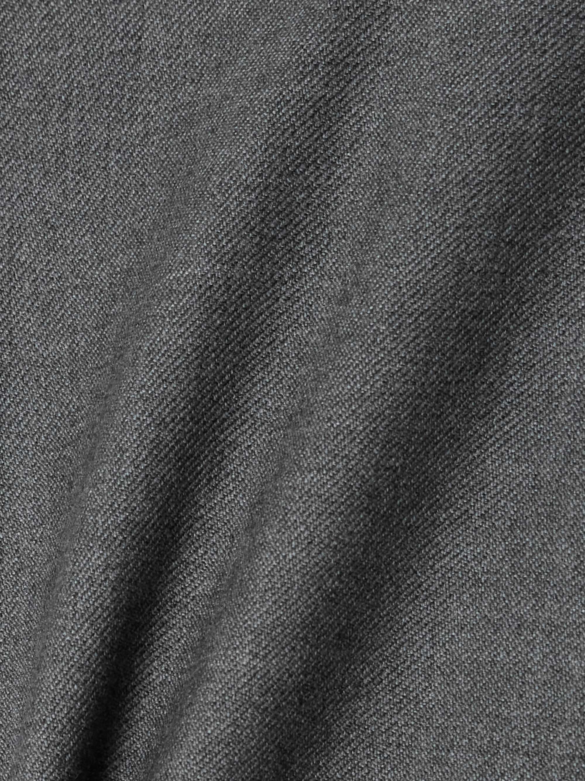 Wool-twill straight-leg pants view
