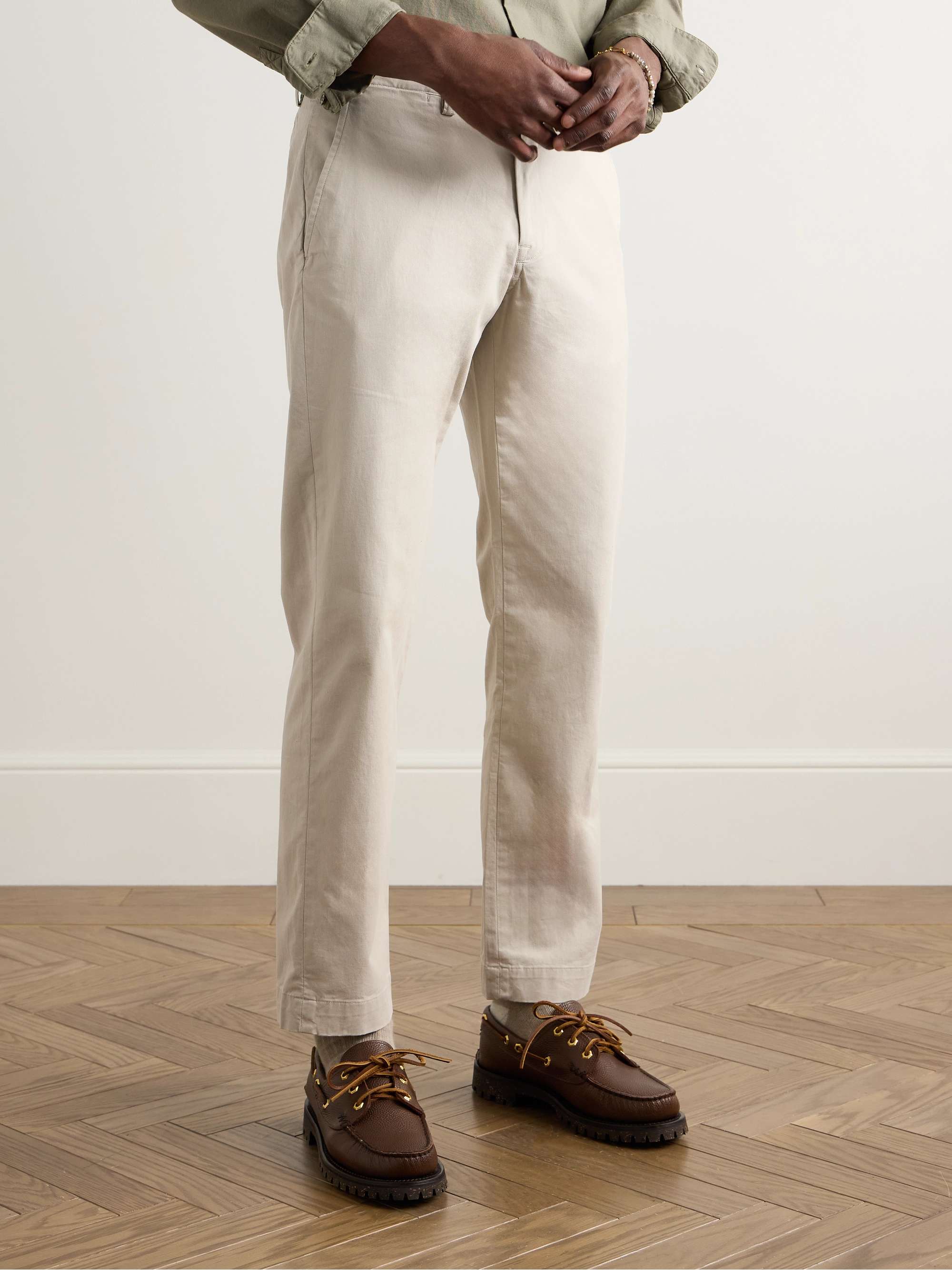 Bedford Slim-Fit Stretch-Cotton Twill Chinos view