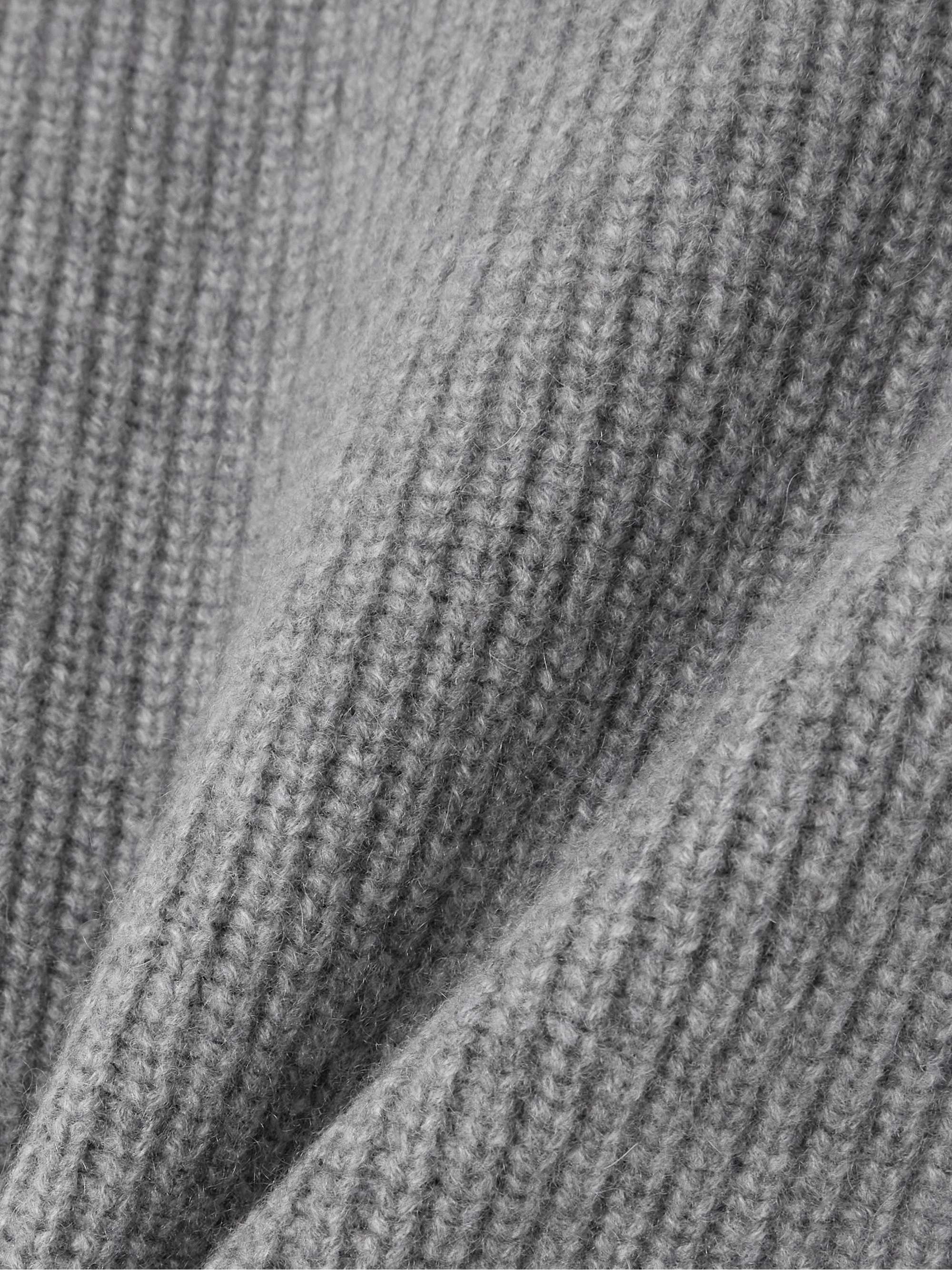 Mathilde ribbed cashmere mini skirt view