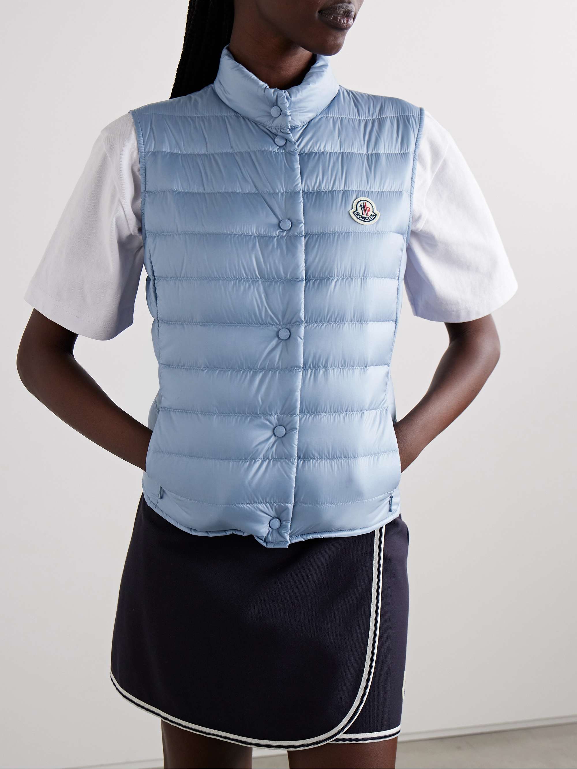 Liane quilted shell down vest view