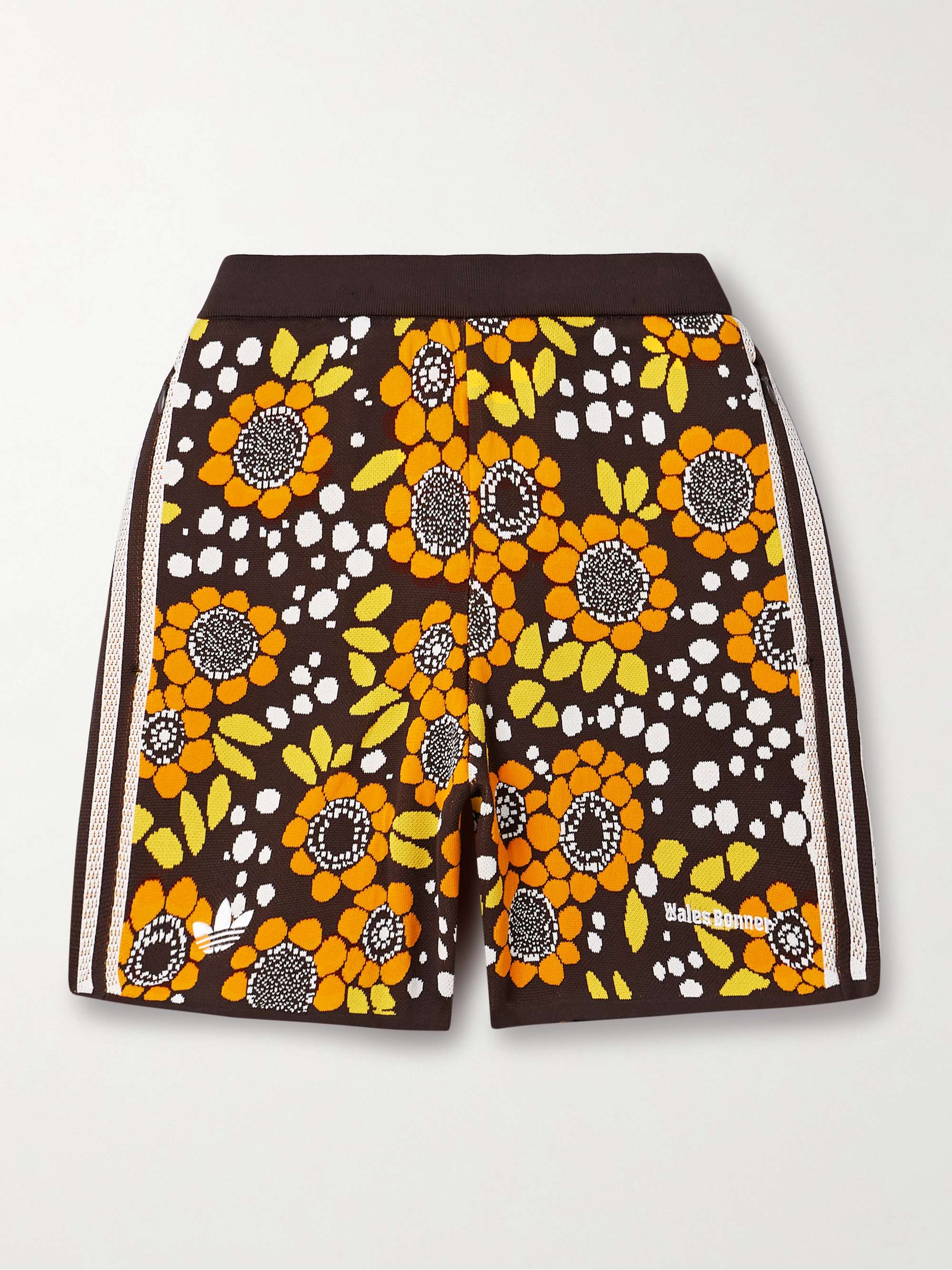 + Wales Bonner jacquard-knit shorts view