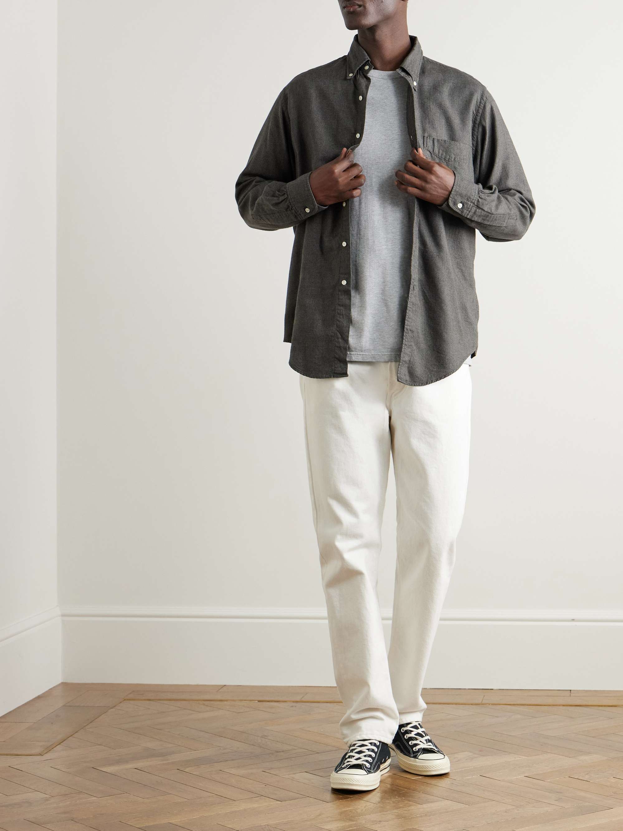 Cotton-Blend Jersey T-Shirt view