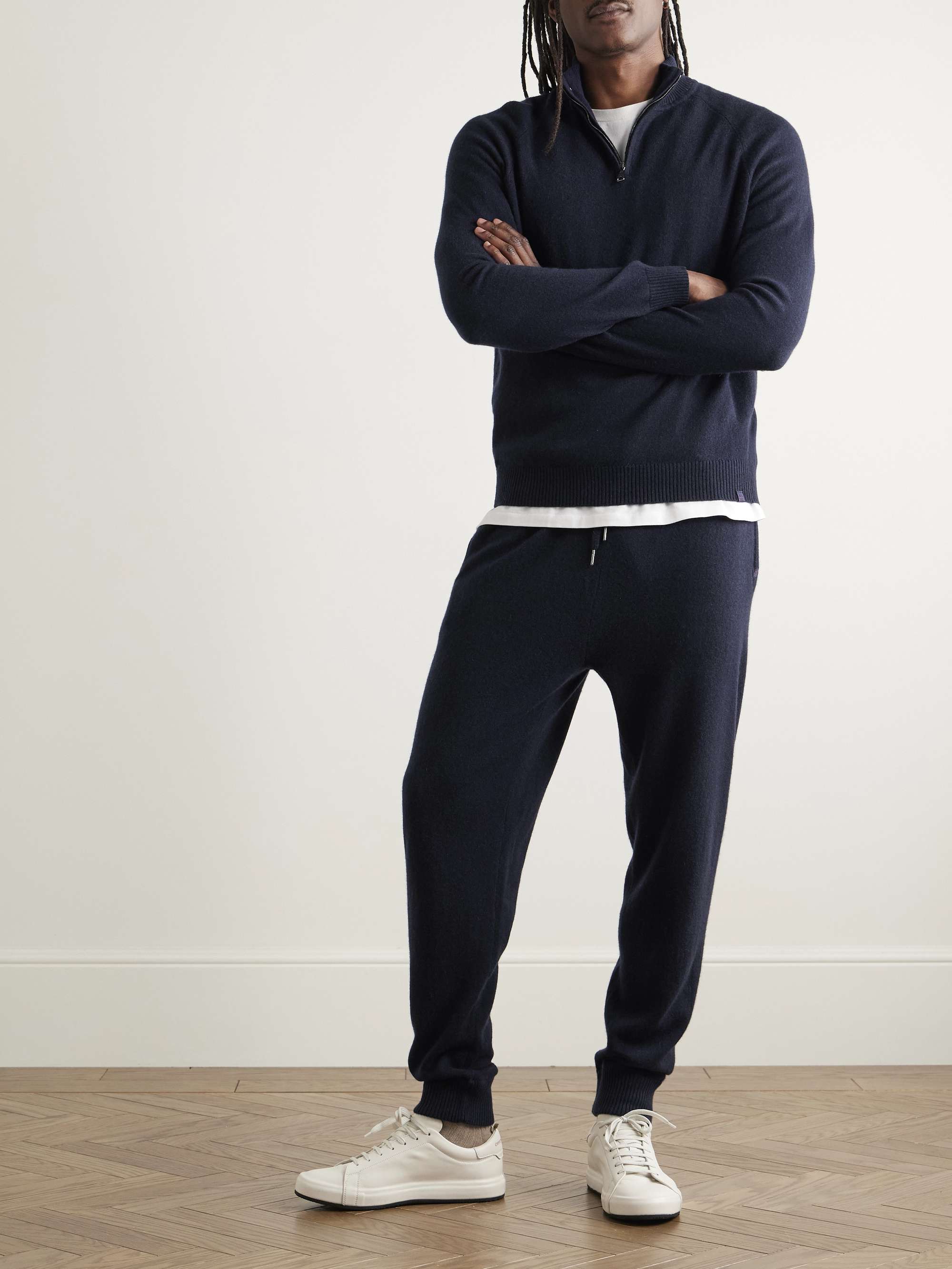 Finley Cashmere Half-Zip Sweater view