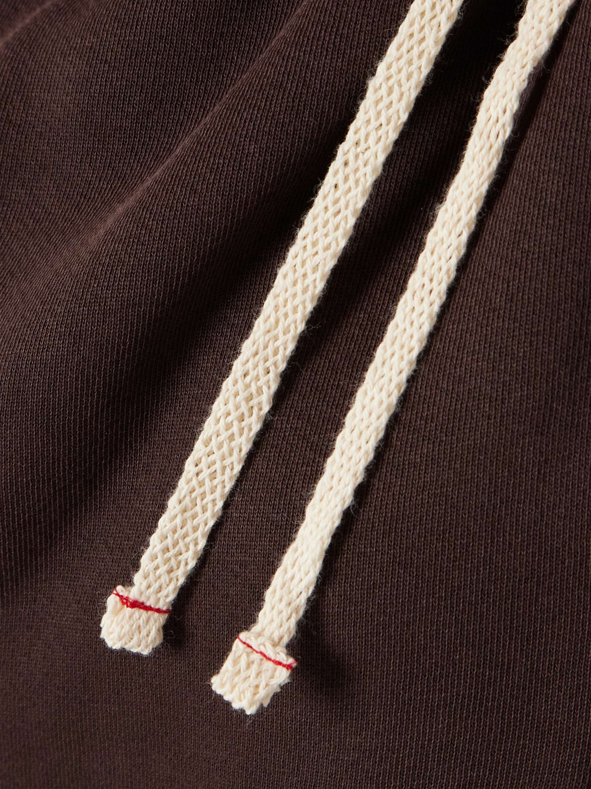 Dylano cotton-jersey straight-leg track pants view