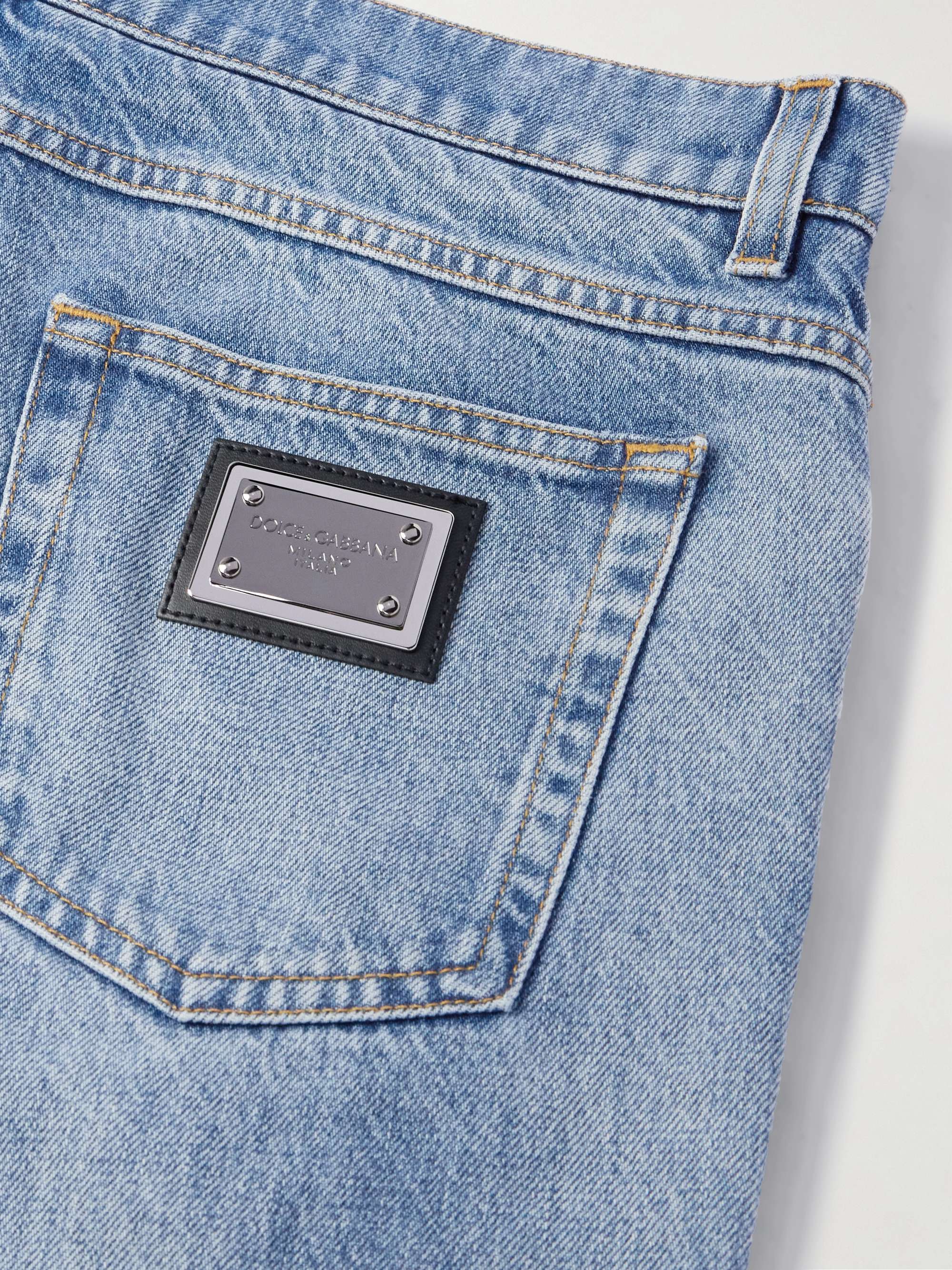 Logo-Appliquéd Slim-Fit Jeans view