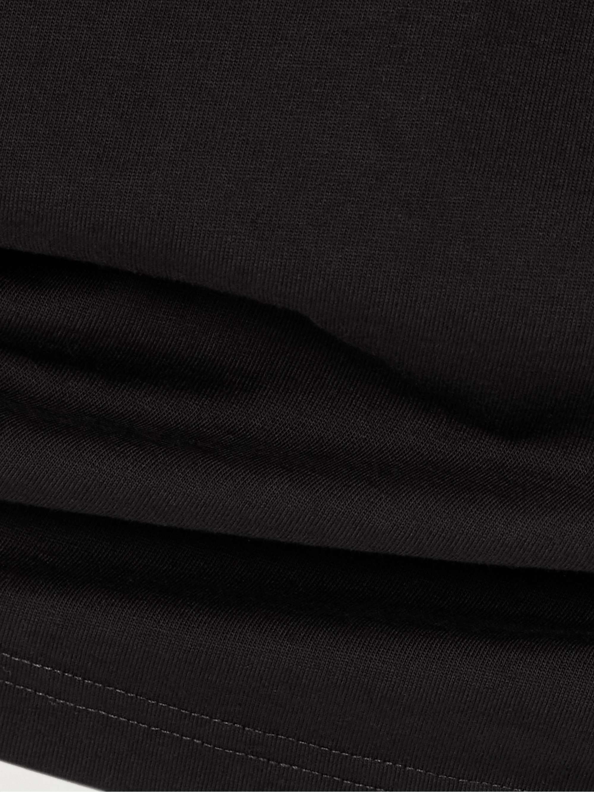 Knotted cotton-jersey T-shirt view