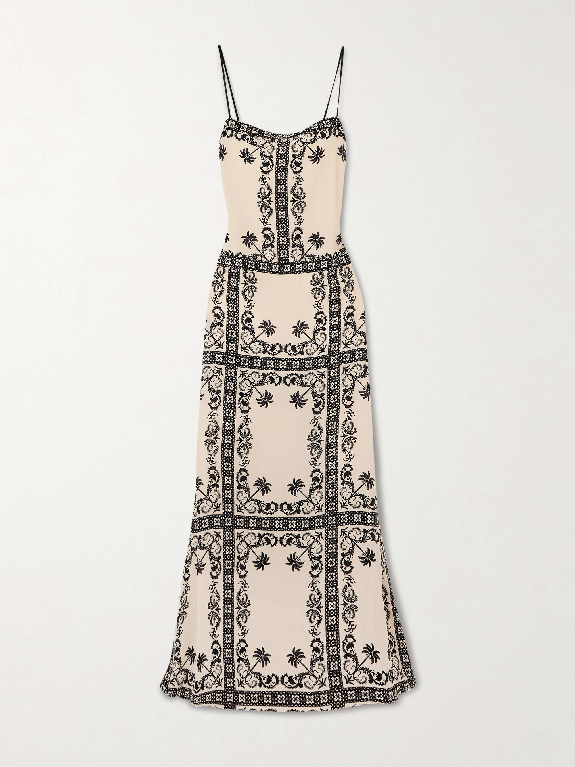 Reinvention Printed silk-crepe maxi dress view