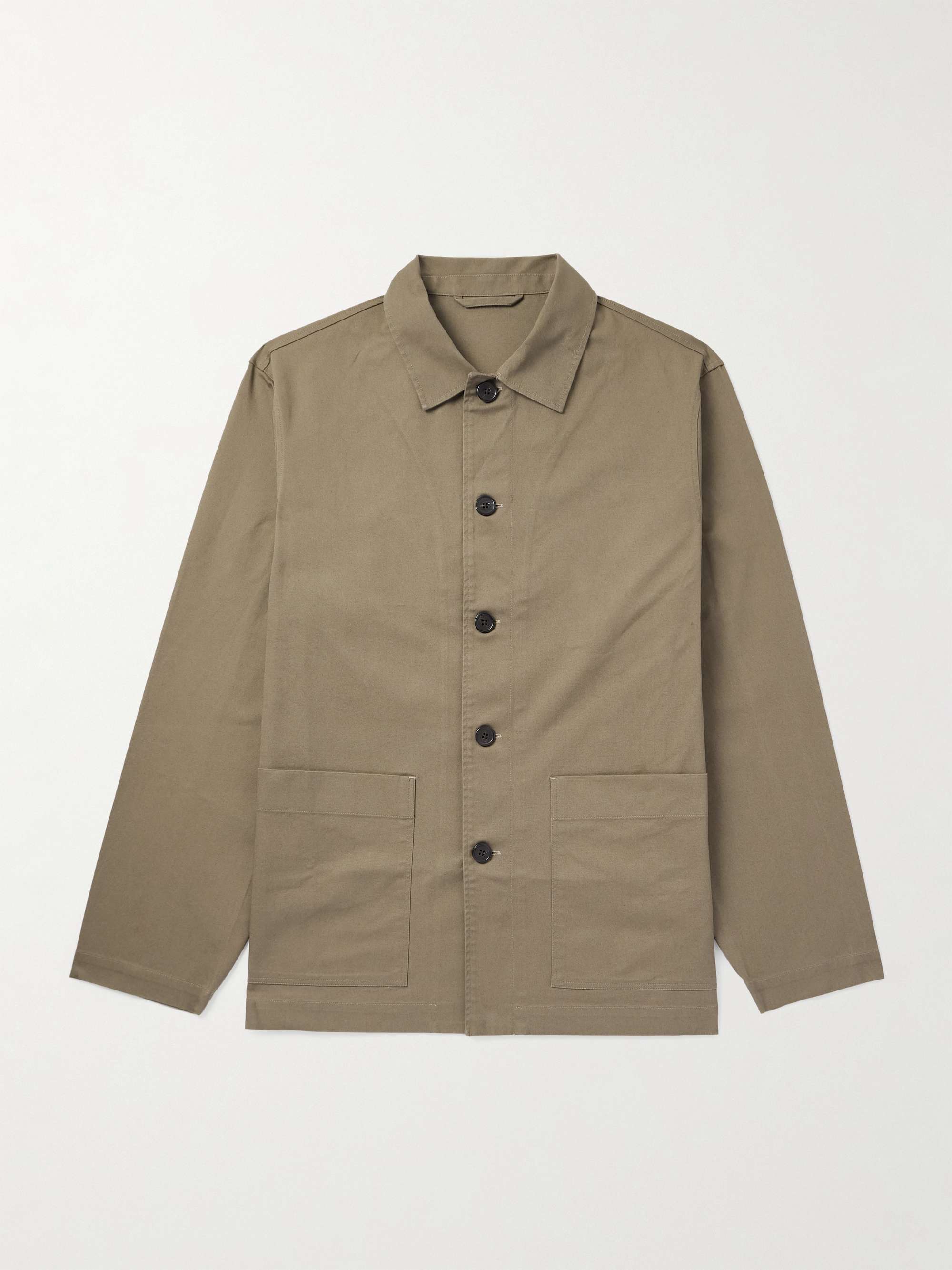 Uriel Cotton-Twill Overshirt view