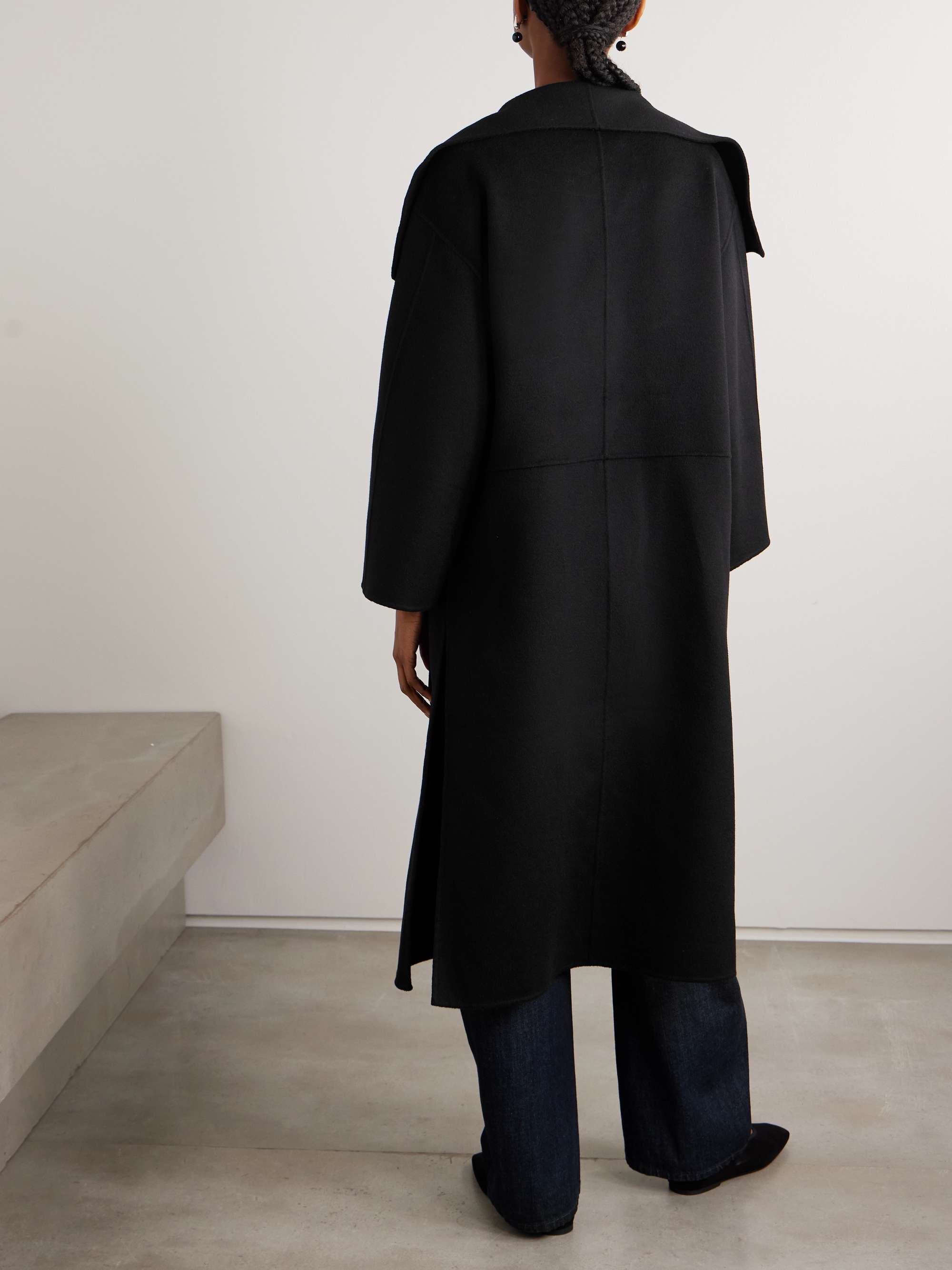 Signature wool and cashmere-blend coat view