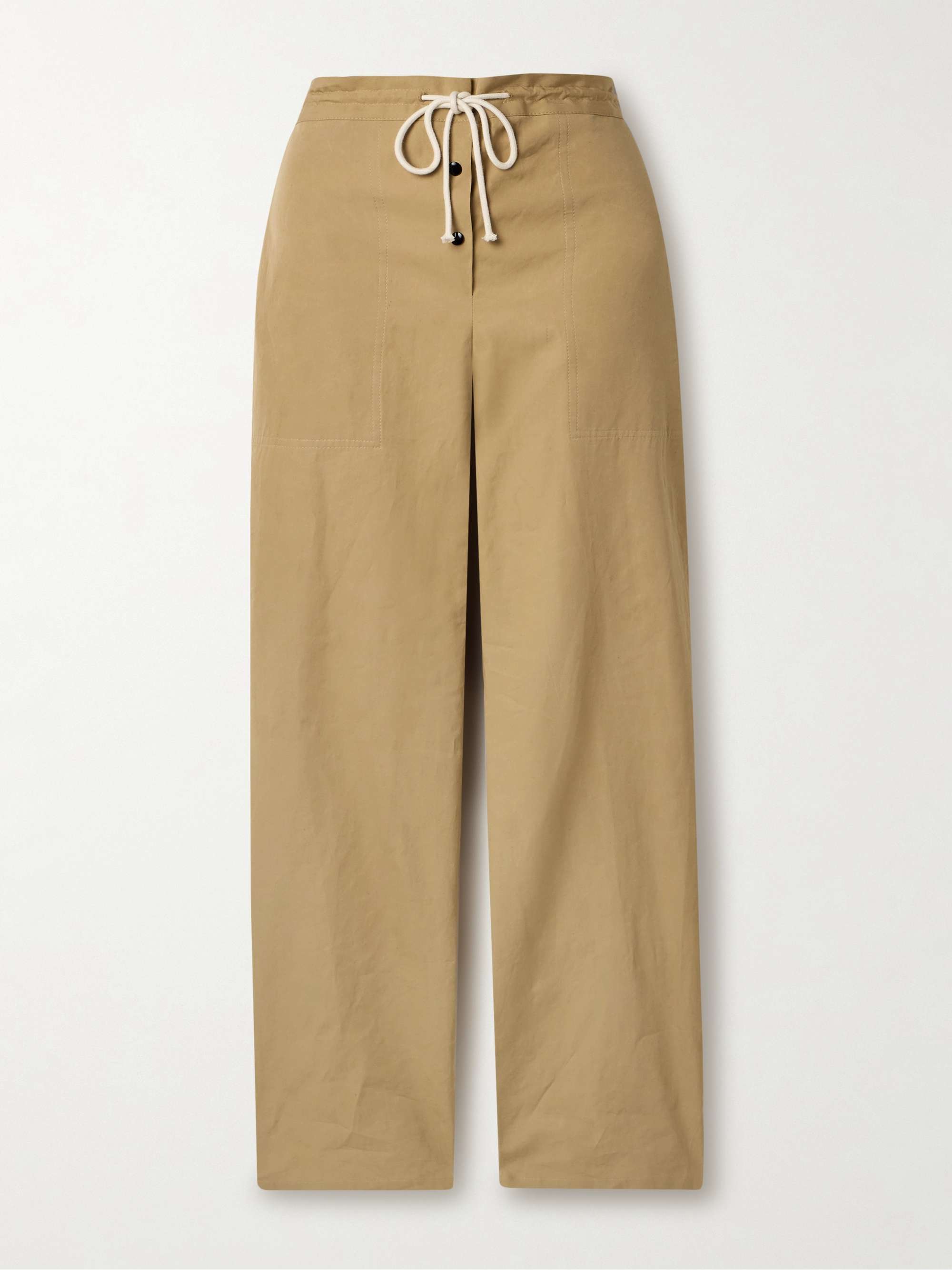 Bonette cotton straight-leg pants view