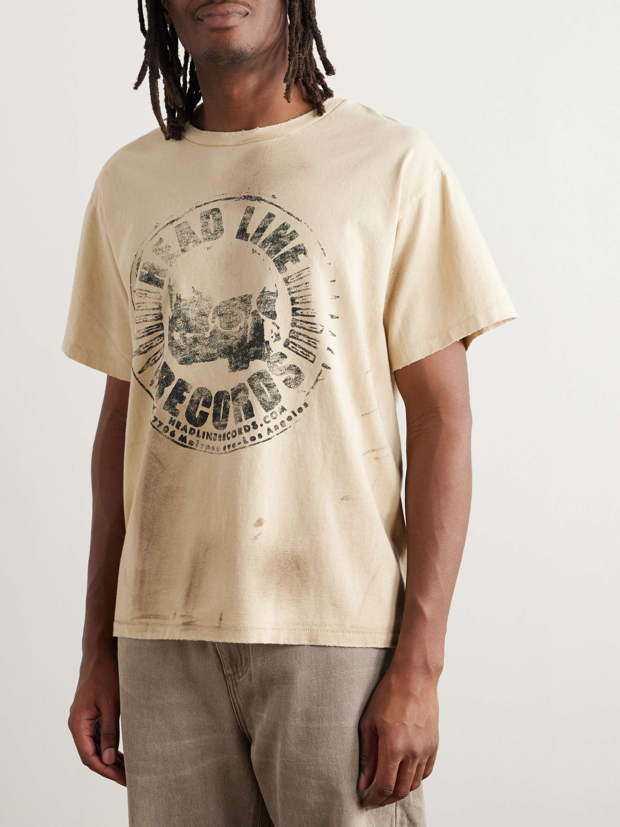 Rush Printed Cotton-Jersey T-Shirt view