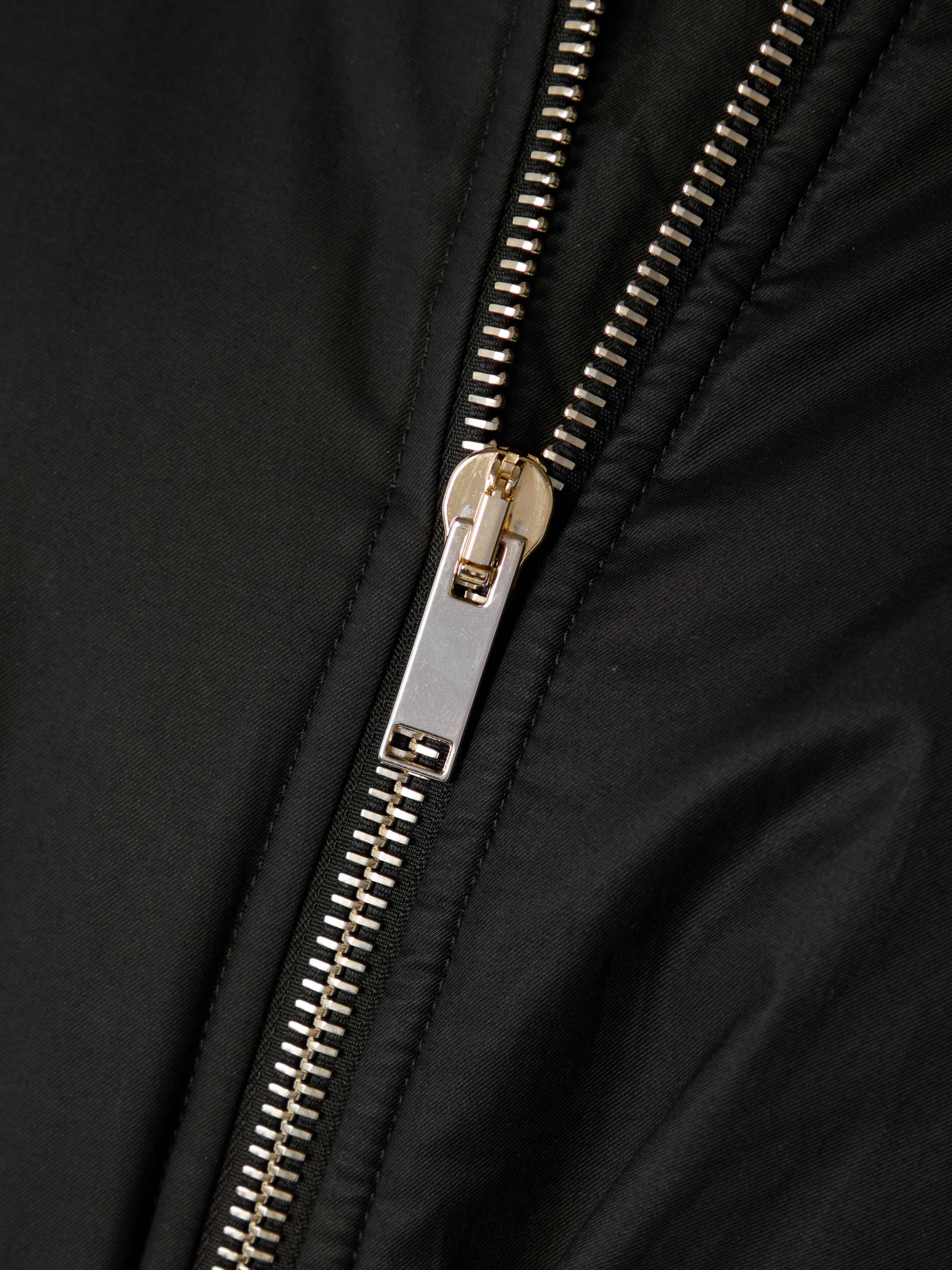 Belted cotton-blend twill peplum jacket view