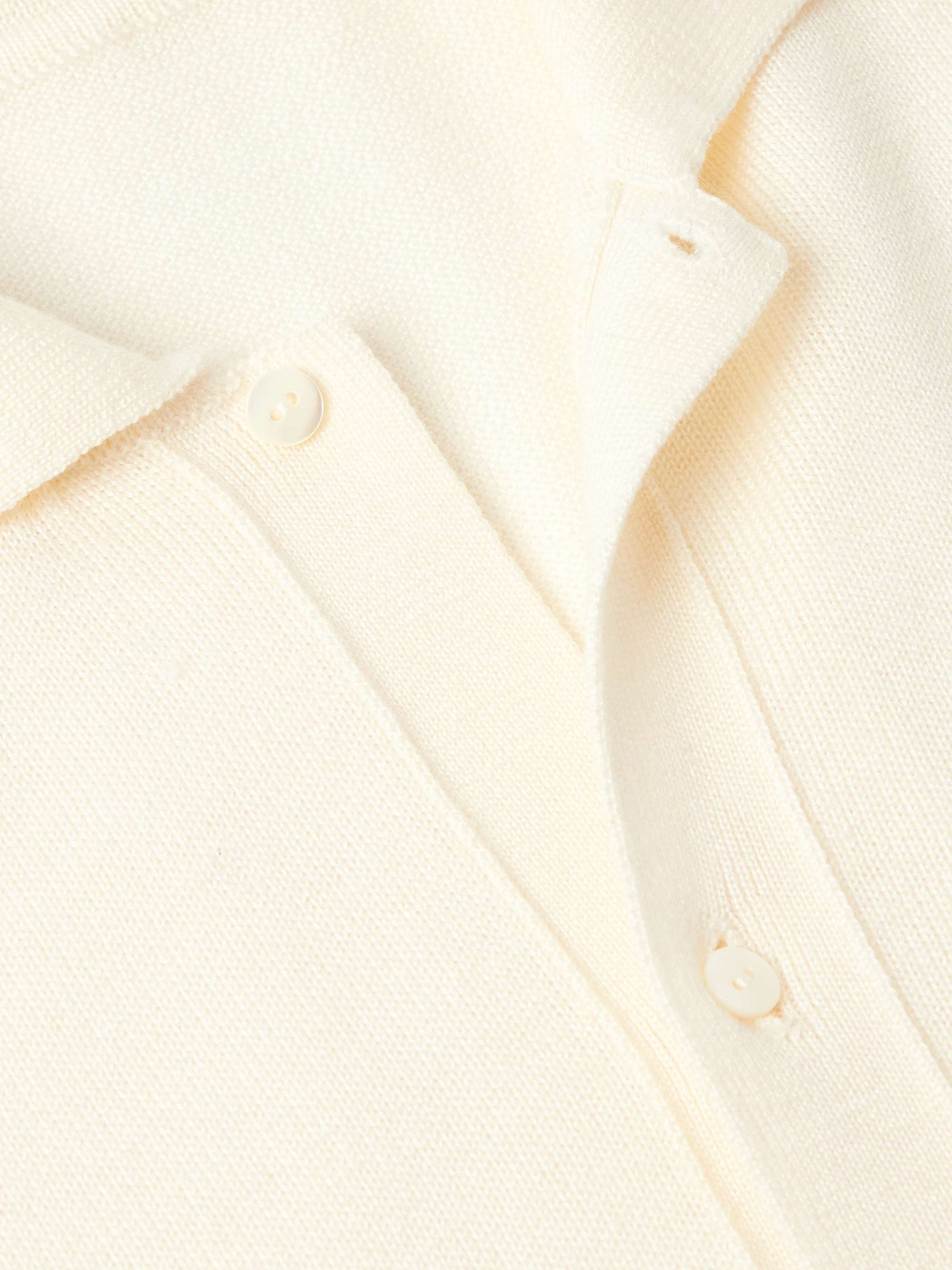 Wool and Silk-Blend Cardigan view