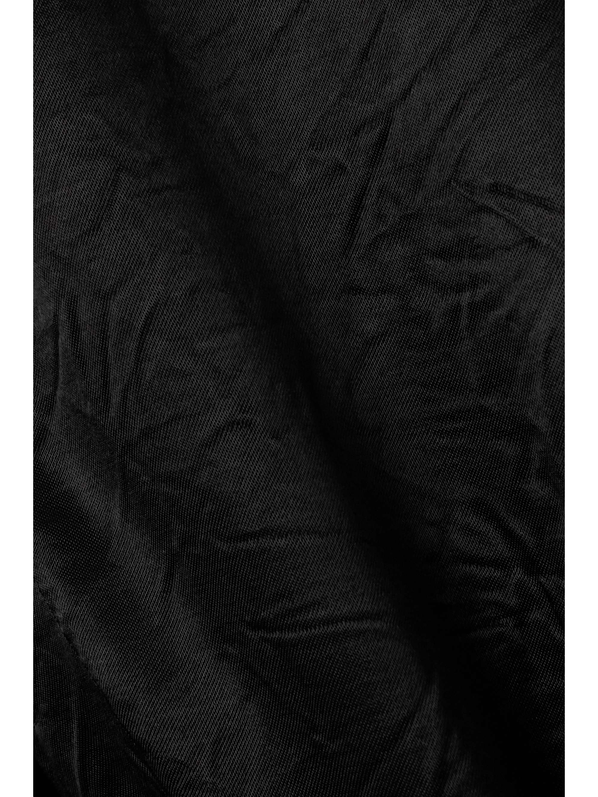 Crinkled-satin coat view