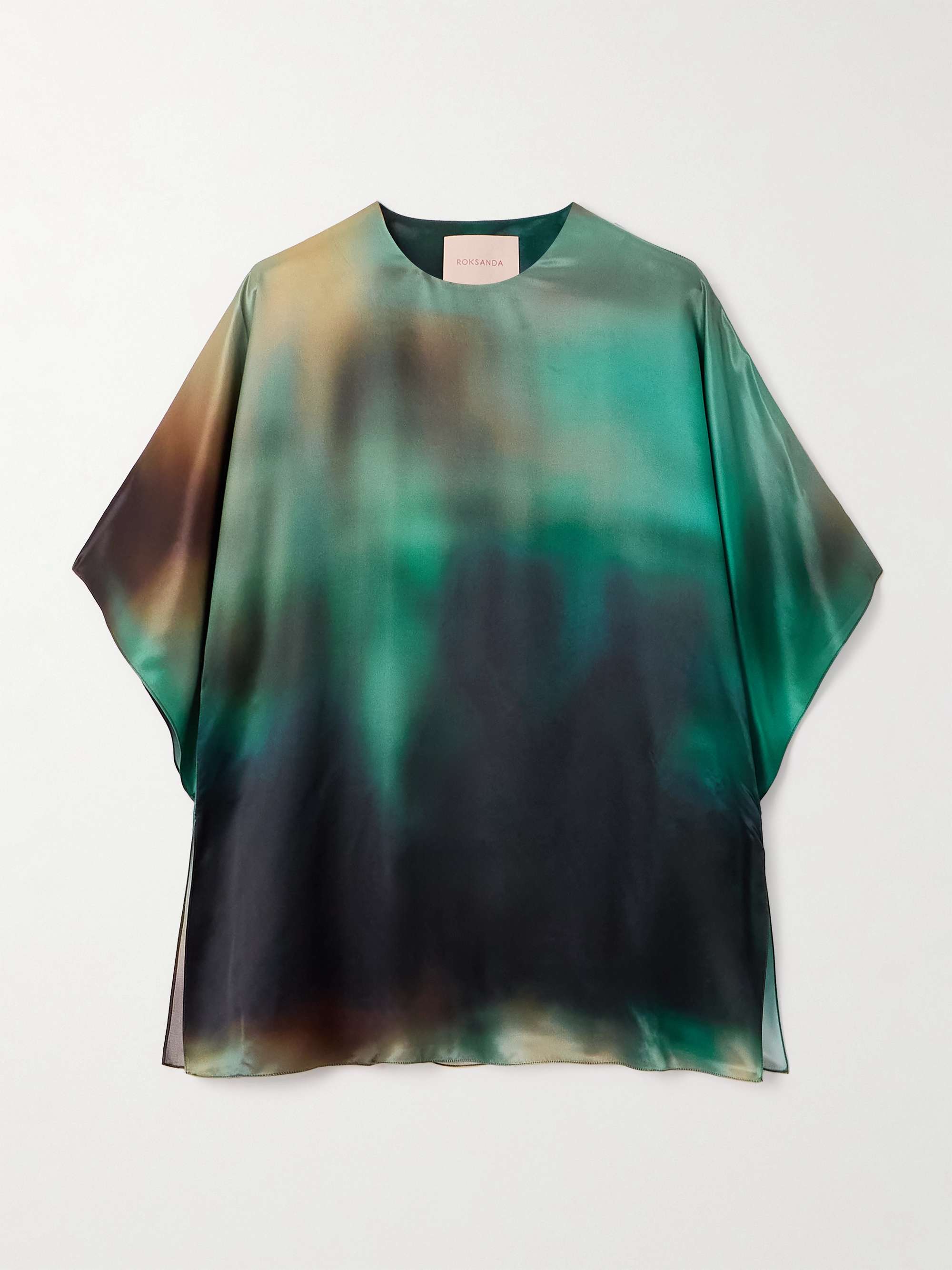 Versala tie-dye satin blouse view