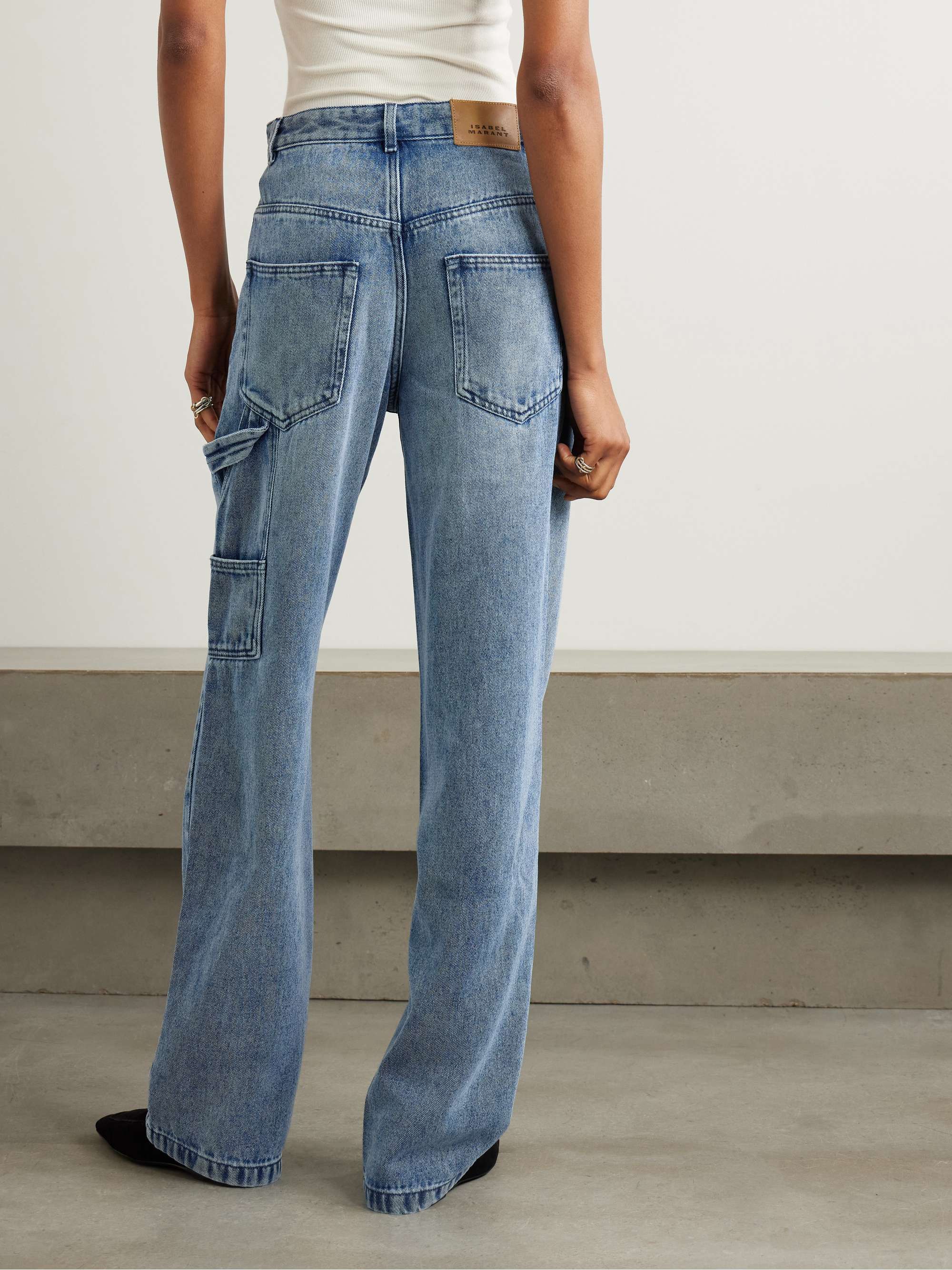 Bymara mid-rise wide-leg jeans view