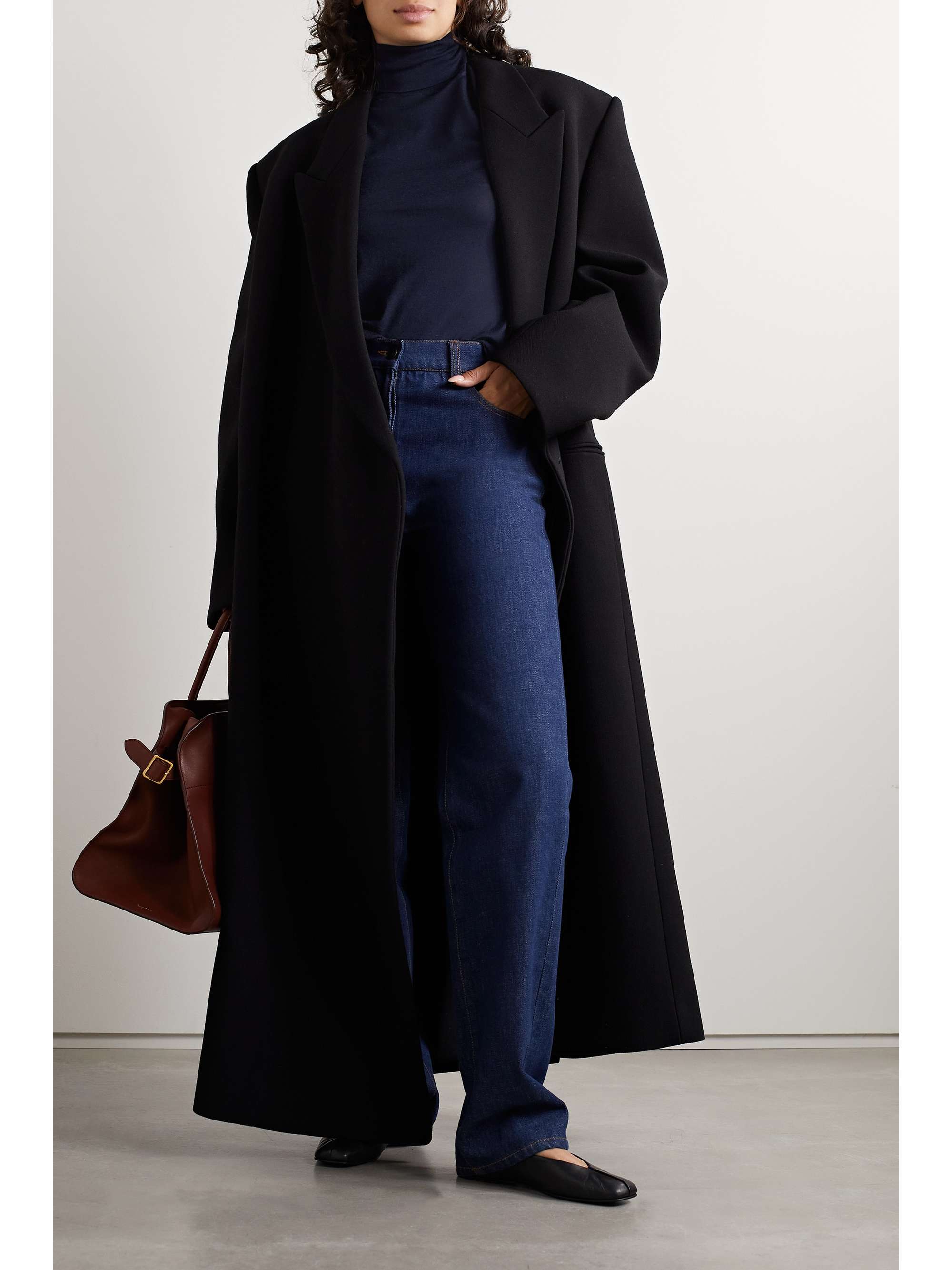 Eva cashmere turtleneck sweater view