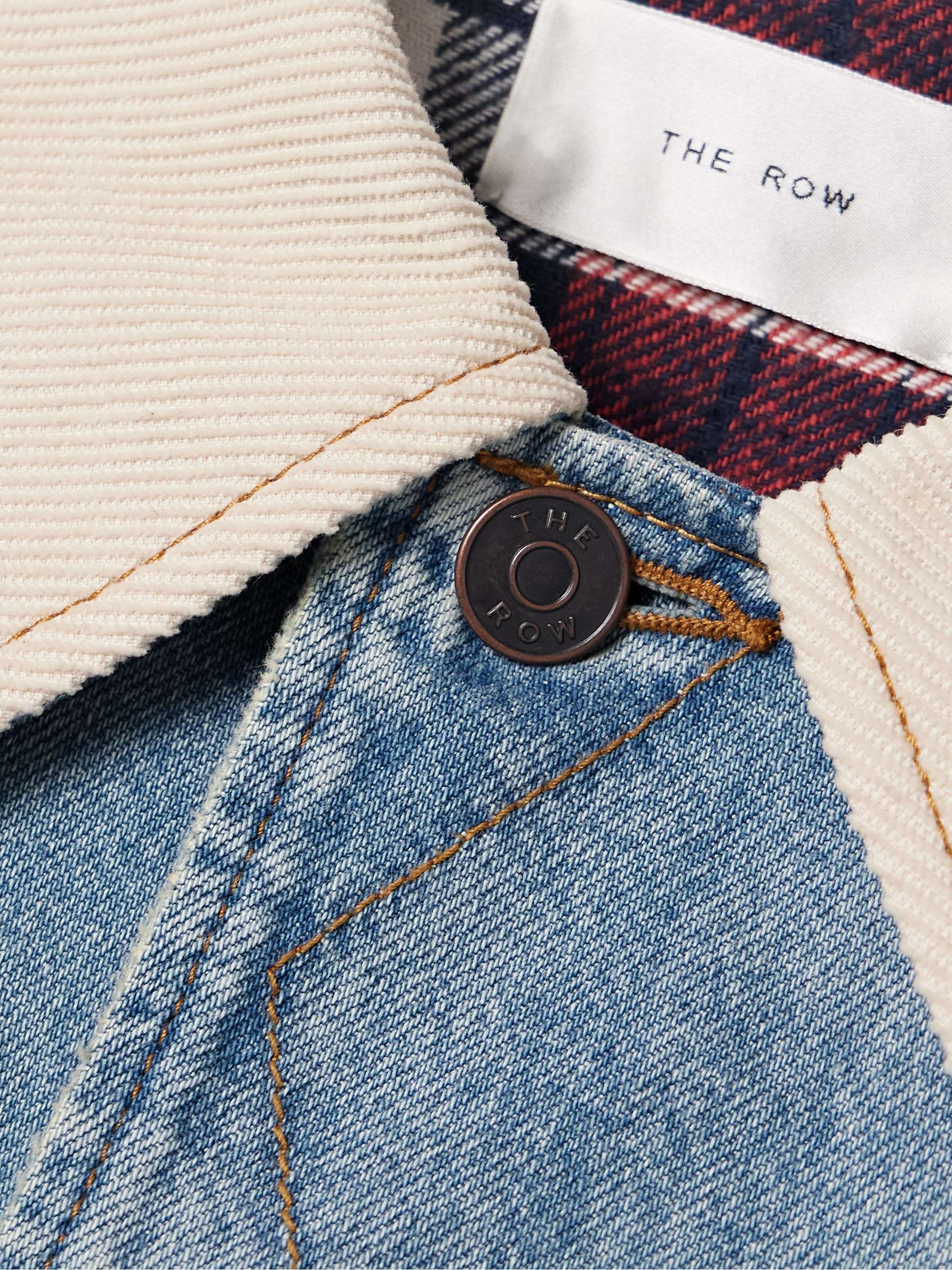 Joras twill-trimmed denim jacket view